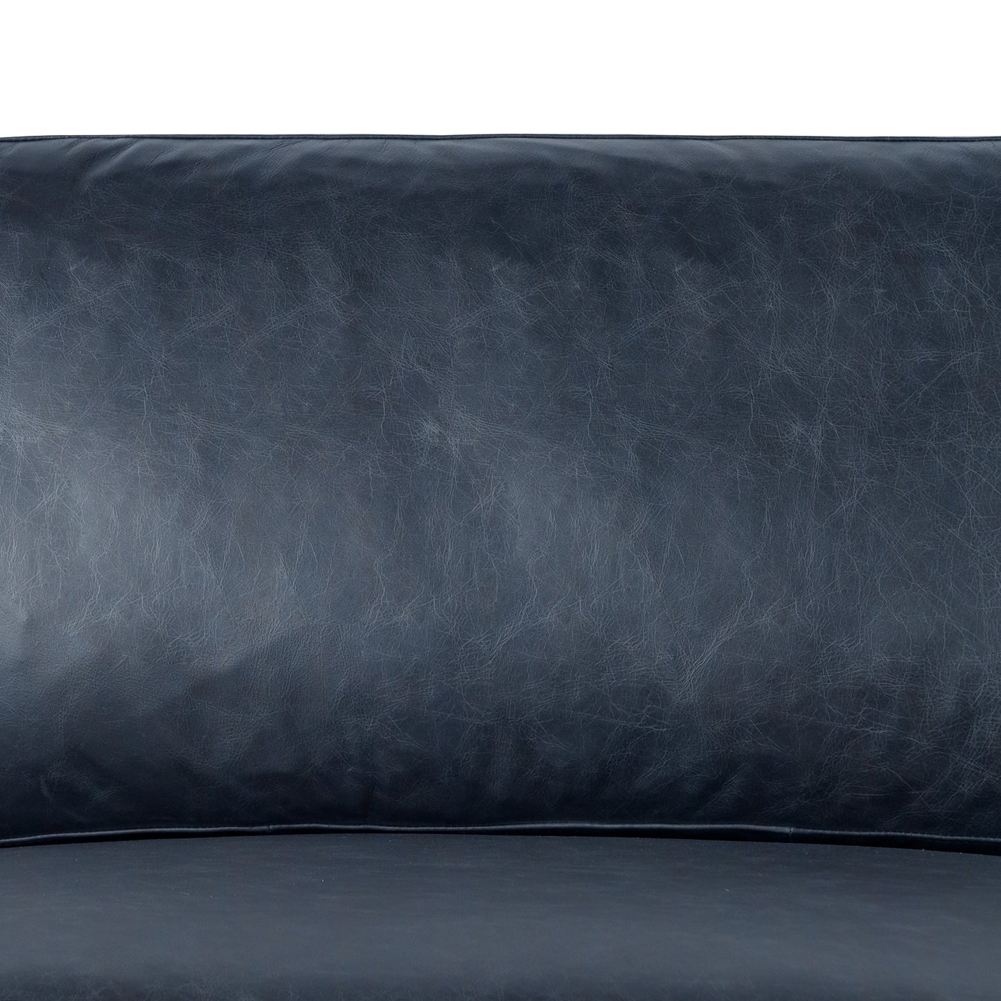 Sorrento 105" Leather Right-Facing Sectional Sofa | Nightfall Blue