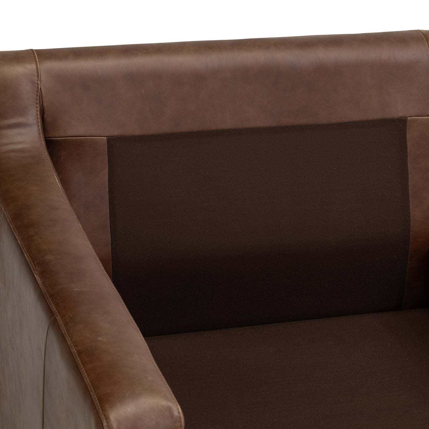 Sorrento 86" Leather Sofa | Chocolate Brown