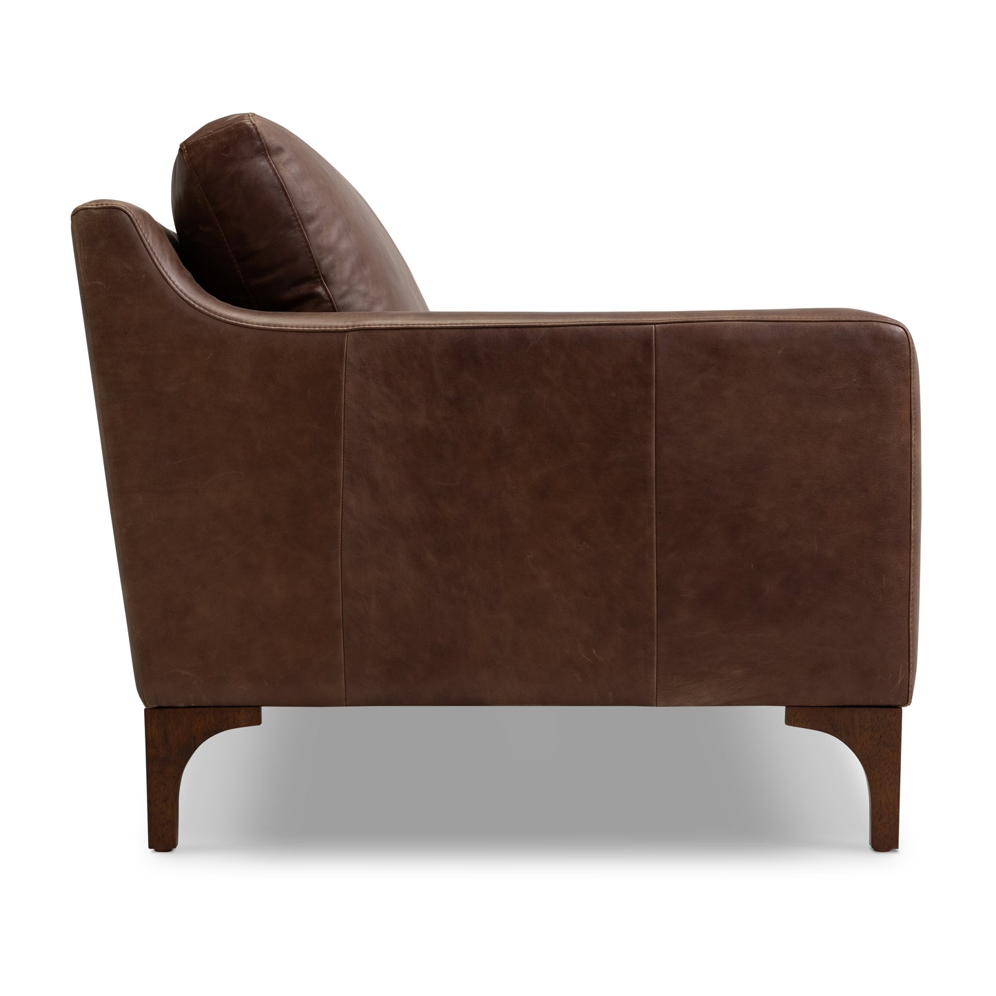 Sorrento 86" Leather Sofa | Chocolate Brown