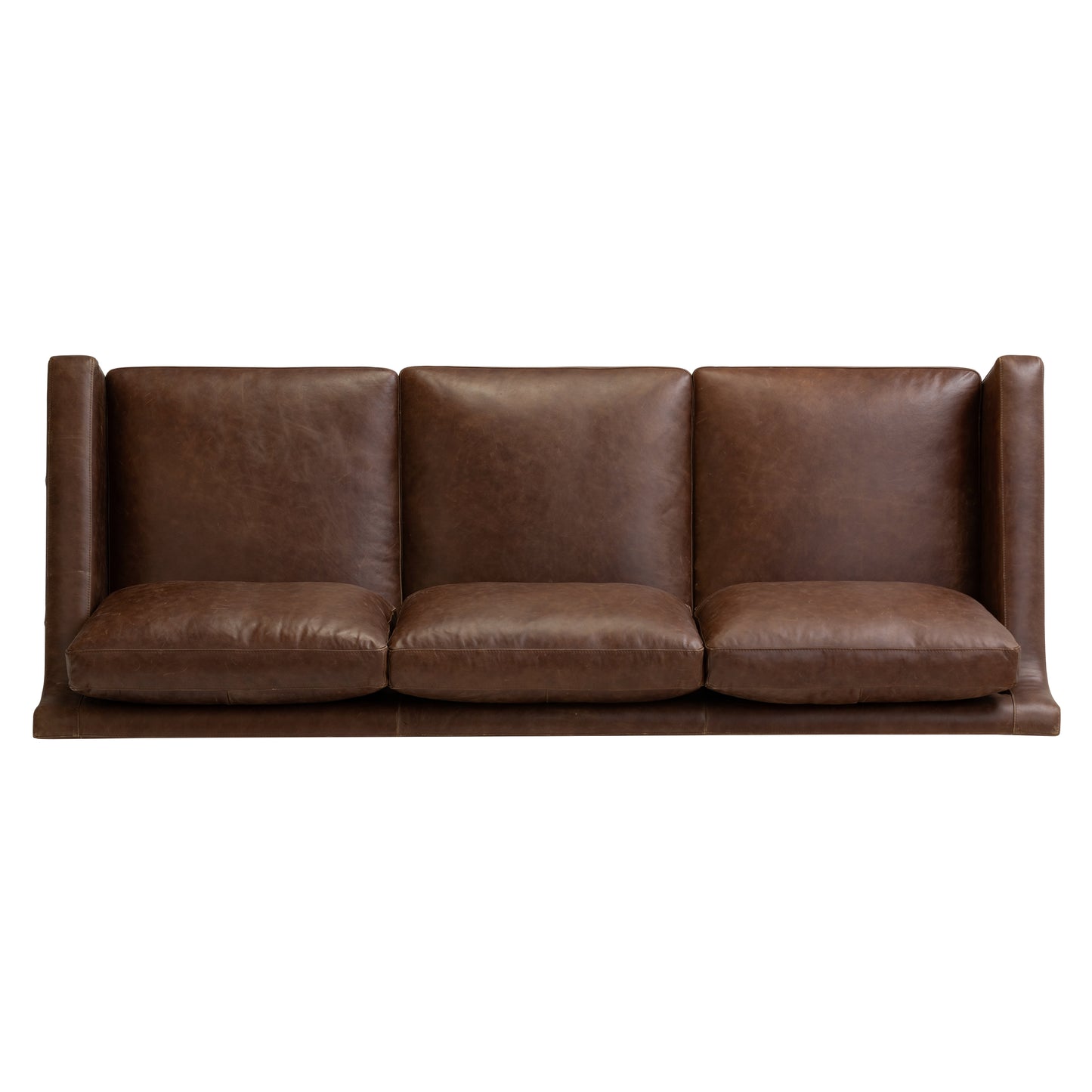 Sorrento 86" Leather Sofa | Chocolate Brown