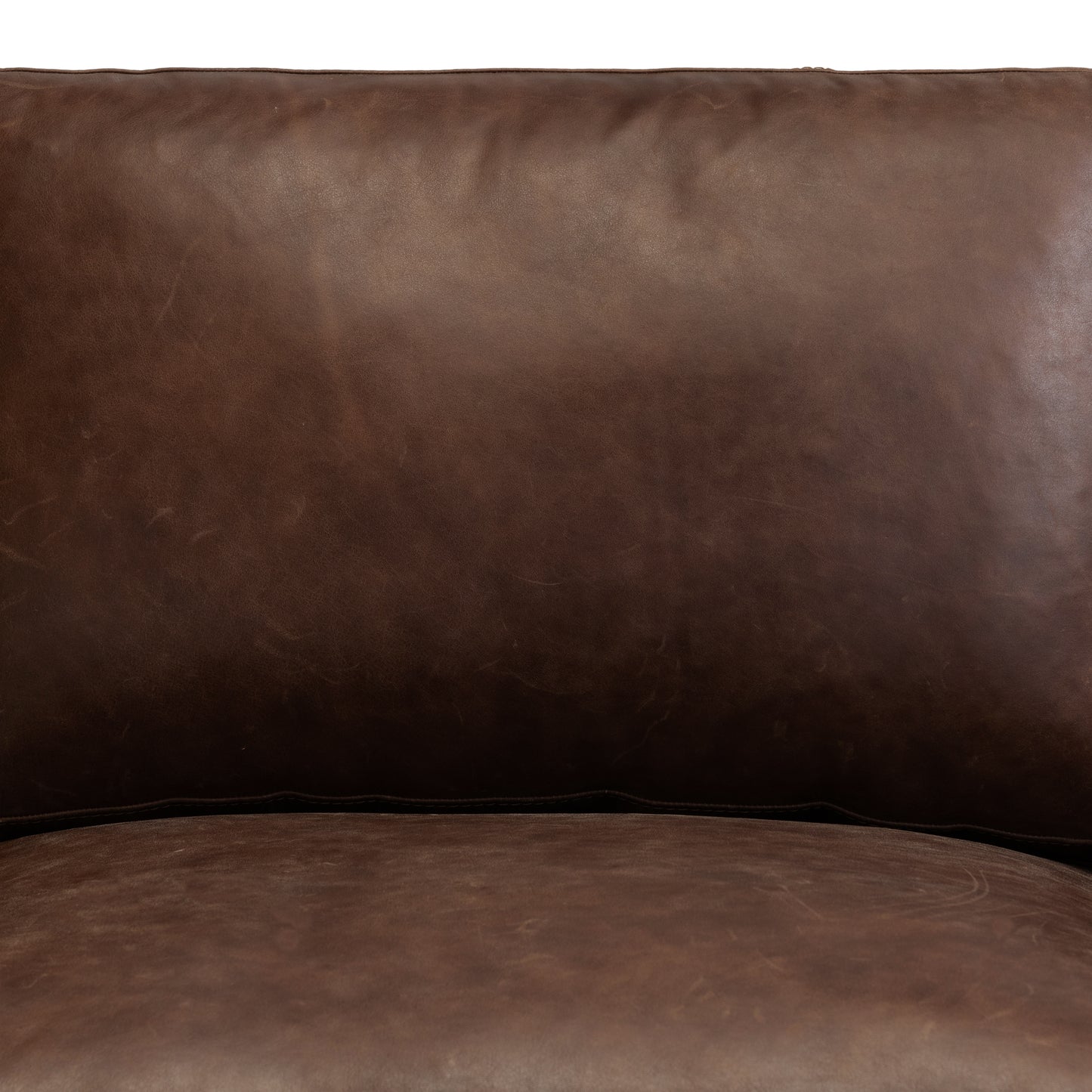 Sorrento 86" Leather Sofa | Chocolate Brown