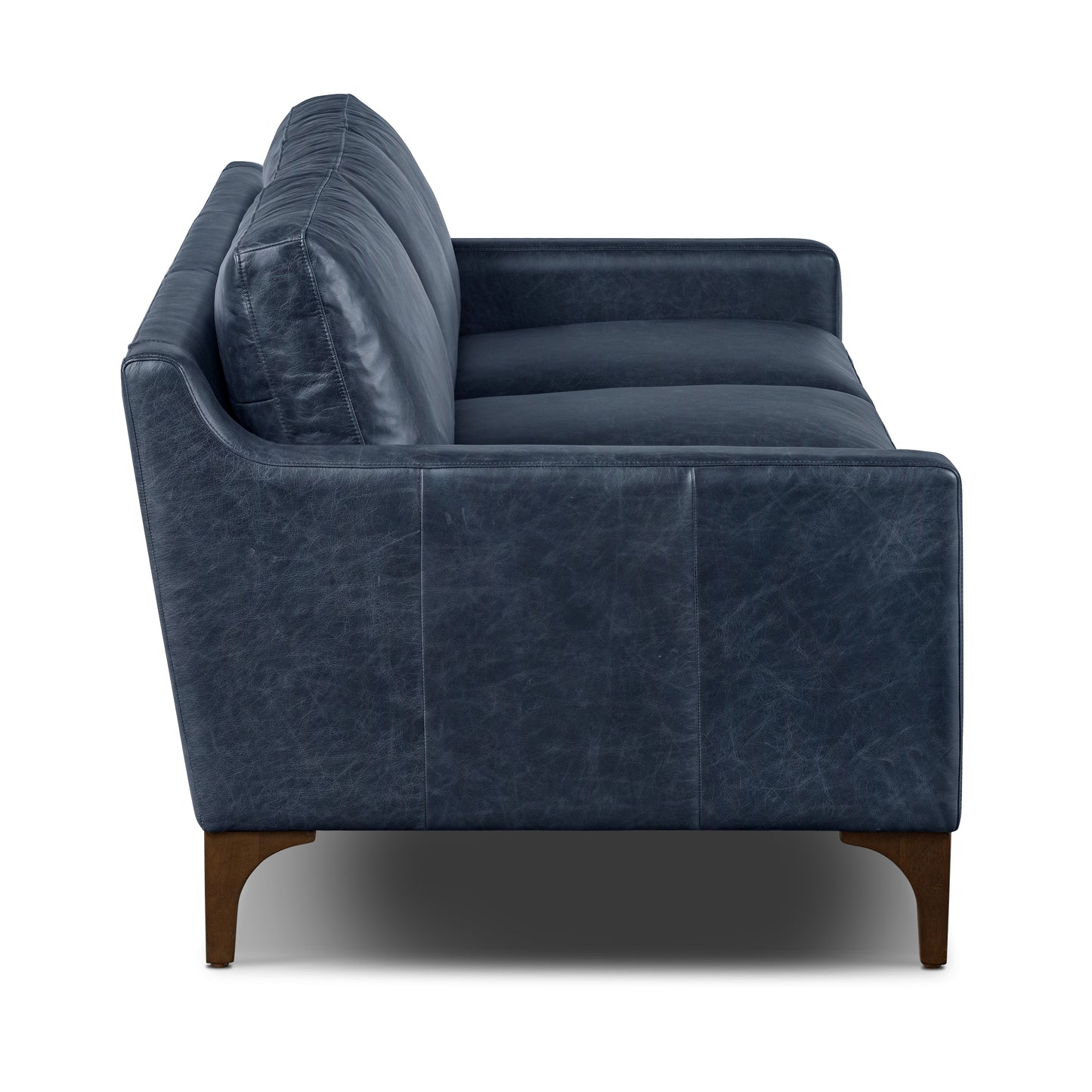 Sorrento 86" Leather Sofa | Nightfall Blue