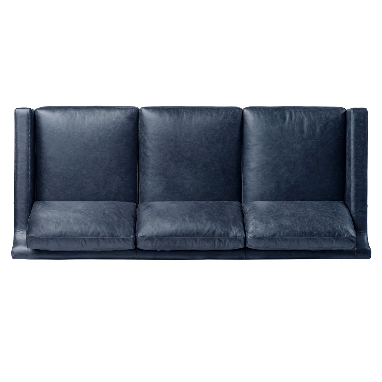 Sorrento 86" Leather Sofa | Nightfall Blue