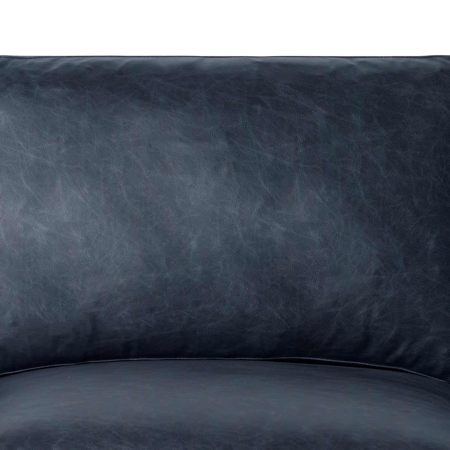 Sorrento 86" Leather Sofa | Nightfall Blue