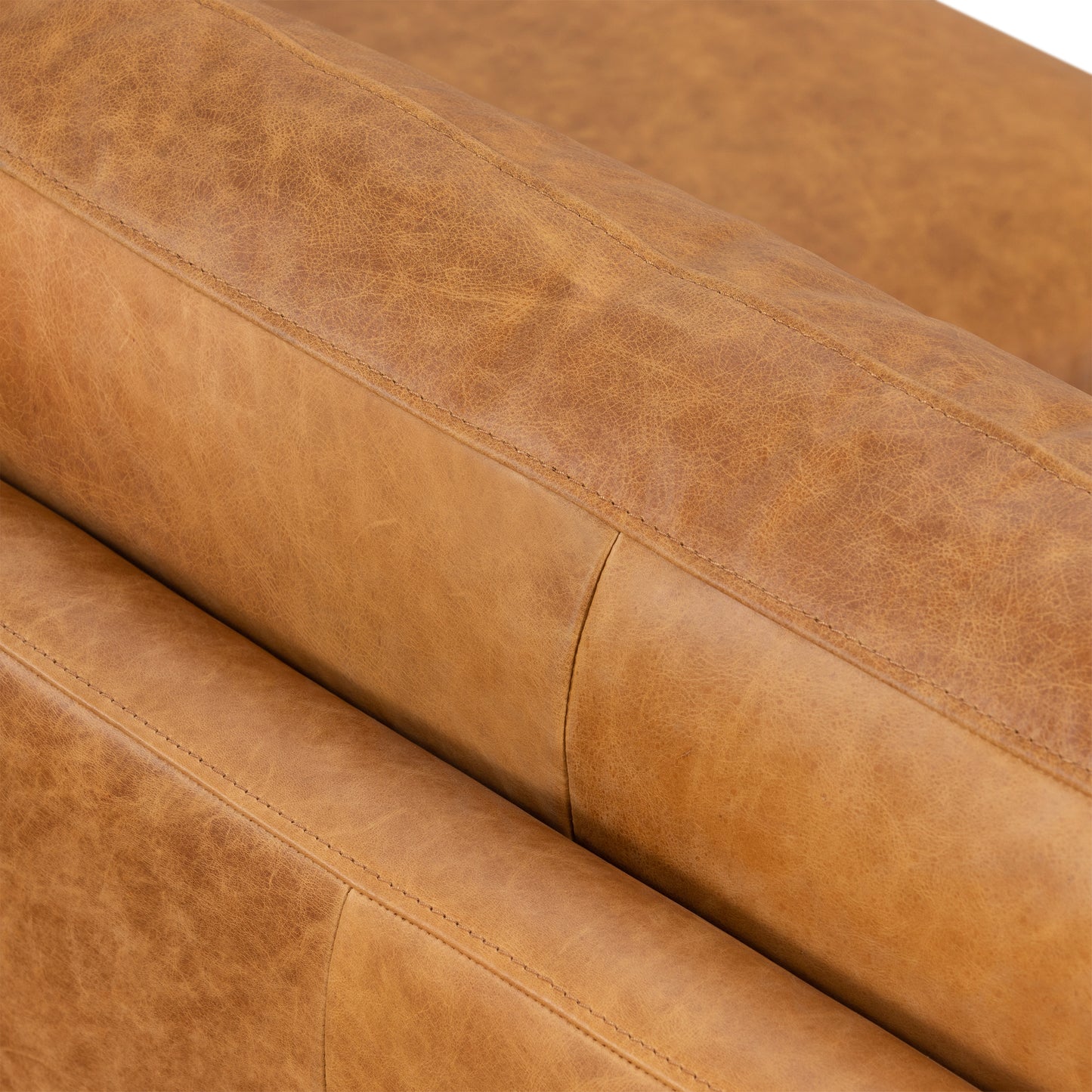 Sorrento 86" Leather Sofa | Cognac Tan