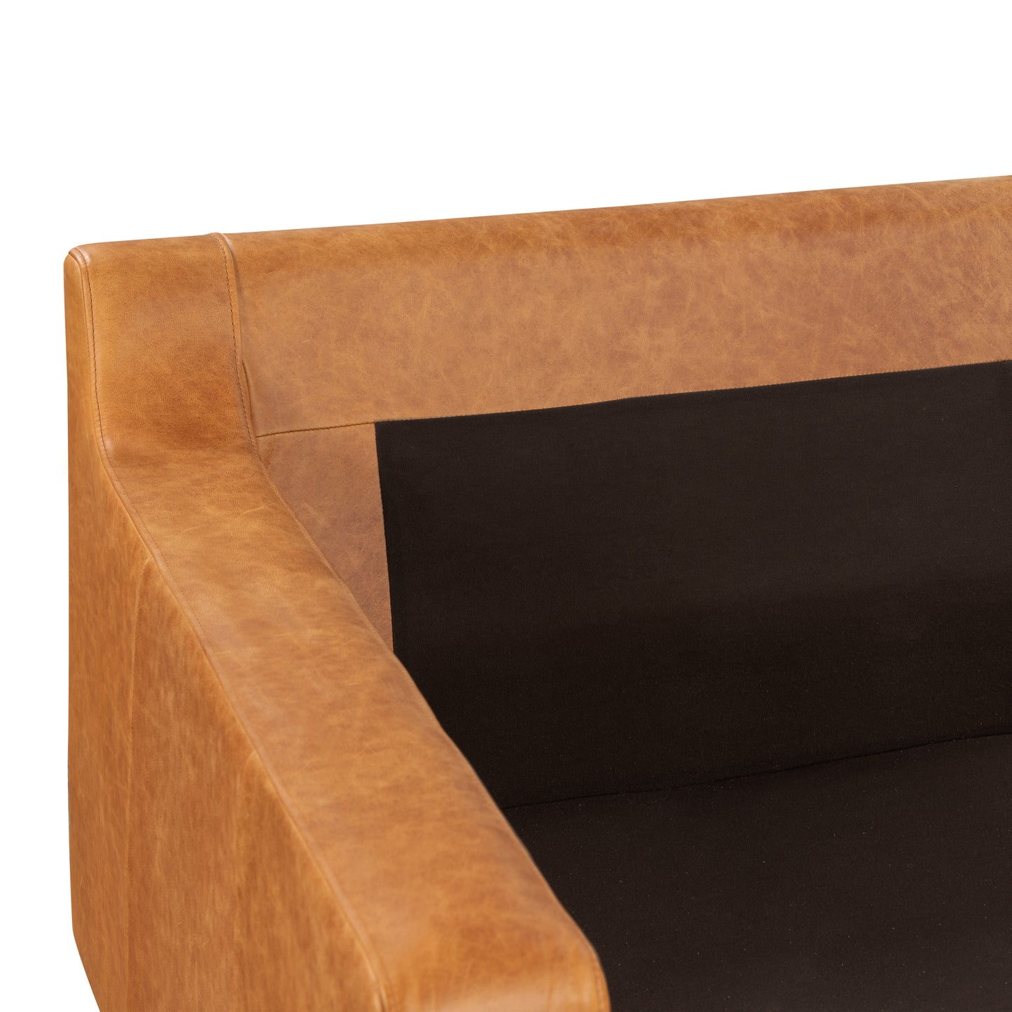 Sorrento 86" Leather Sofa | Cognac Tan