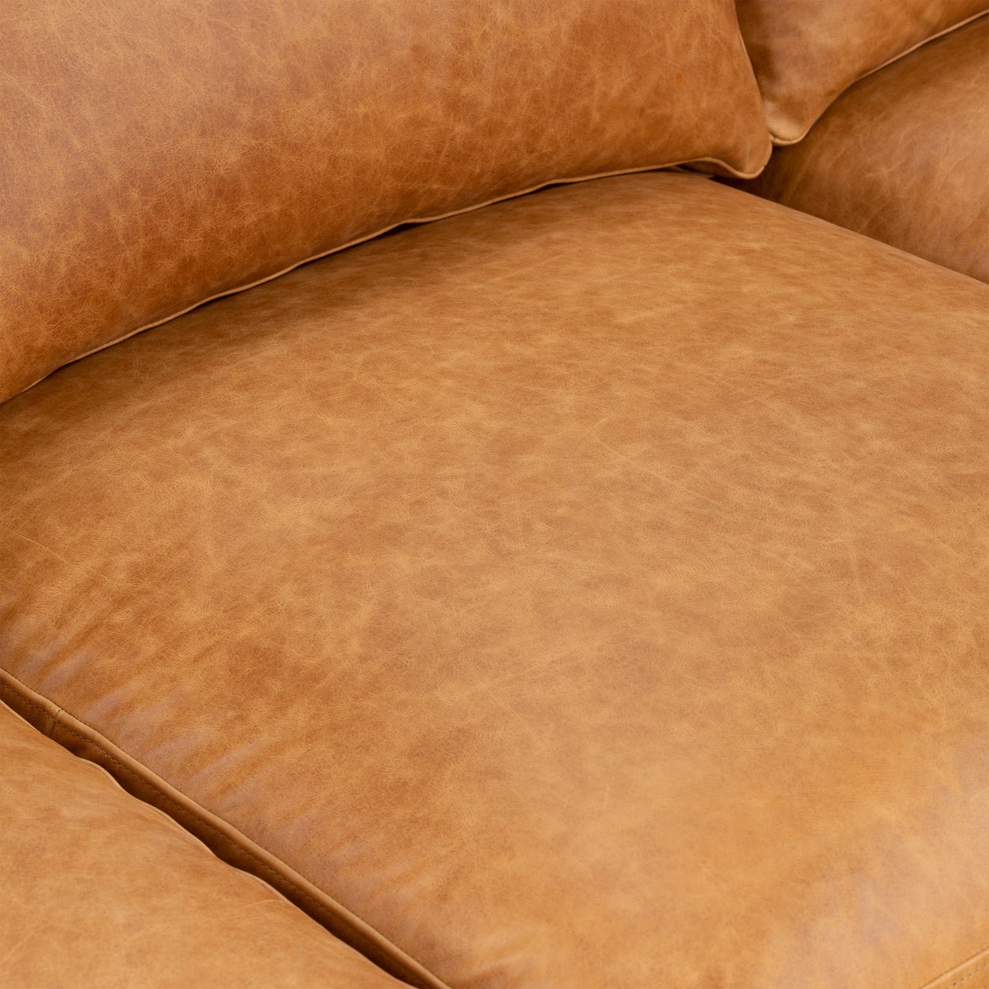 Sorrento 86" Leather Sofa | Cognac Tan