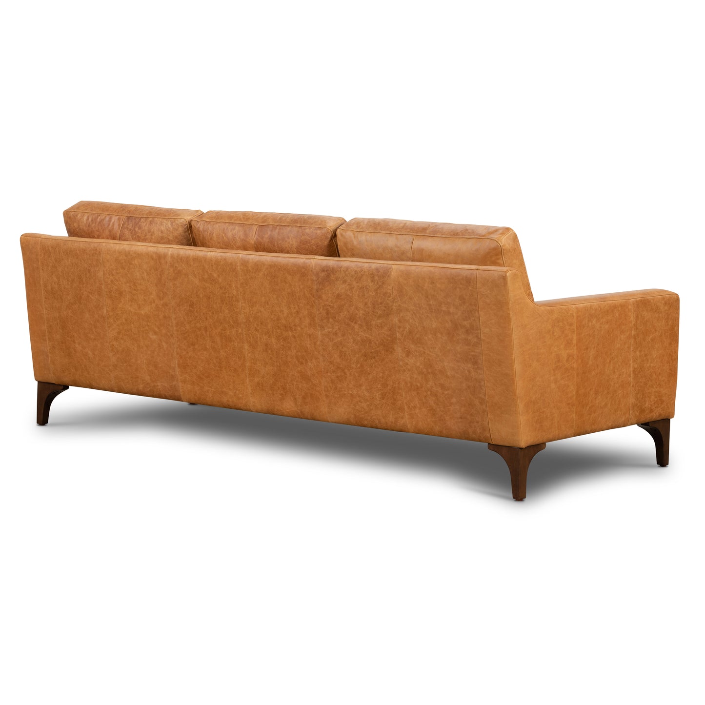 Sorrento 86" Leather Sofa | Cognac Tan