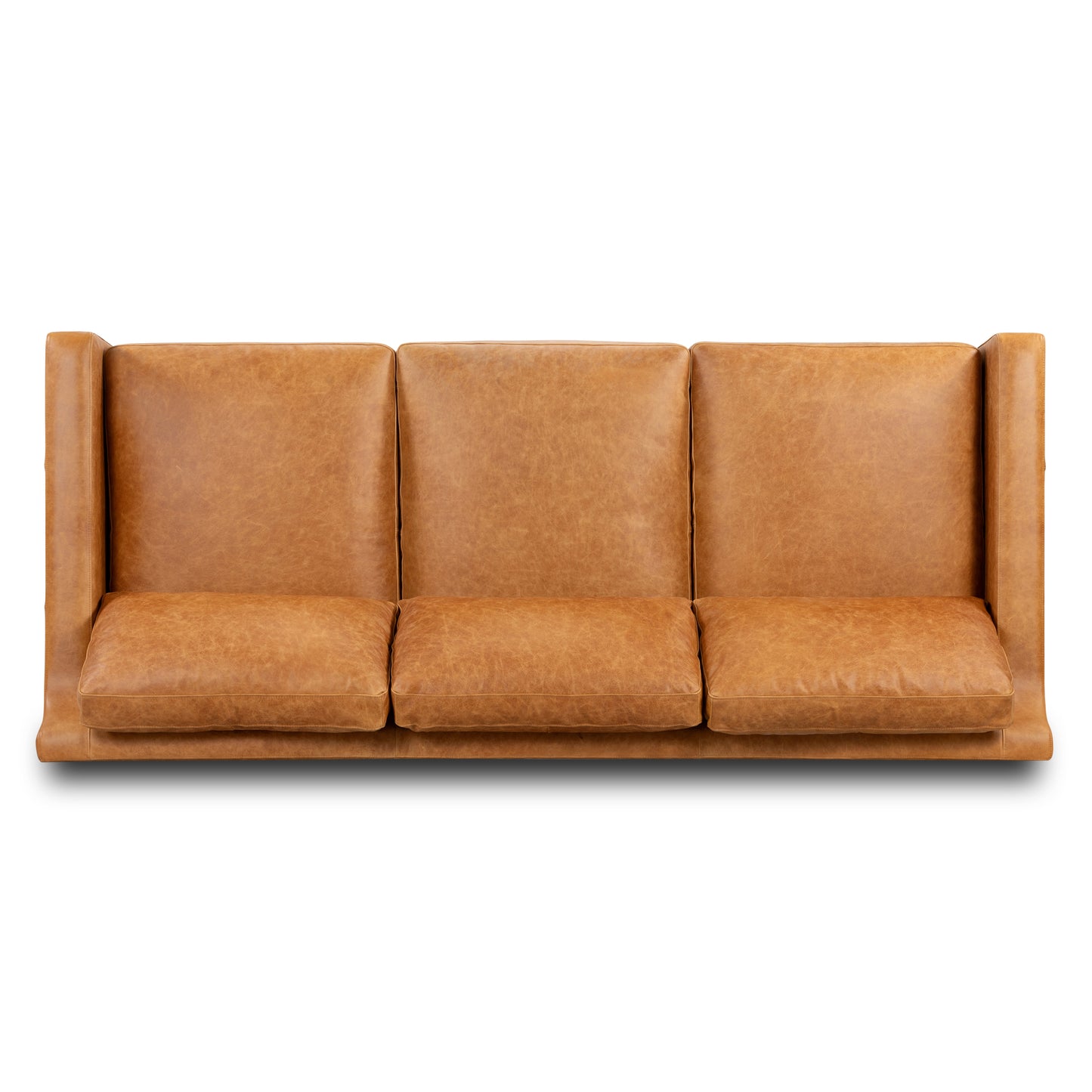 Sorrento 86" Leather Sofa | Cognac Tan