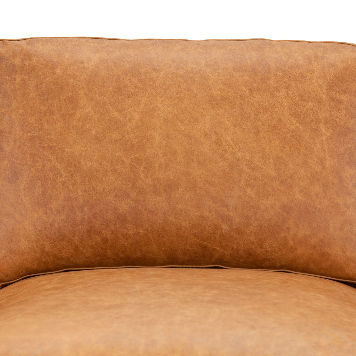 Sorrento 86" Leather Sofa | Cognac Tan