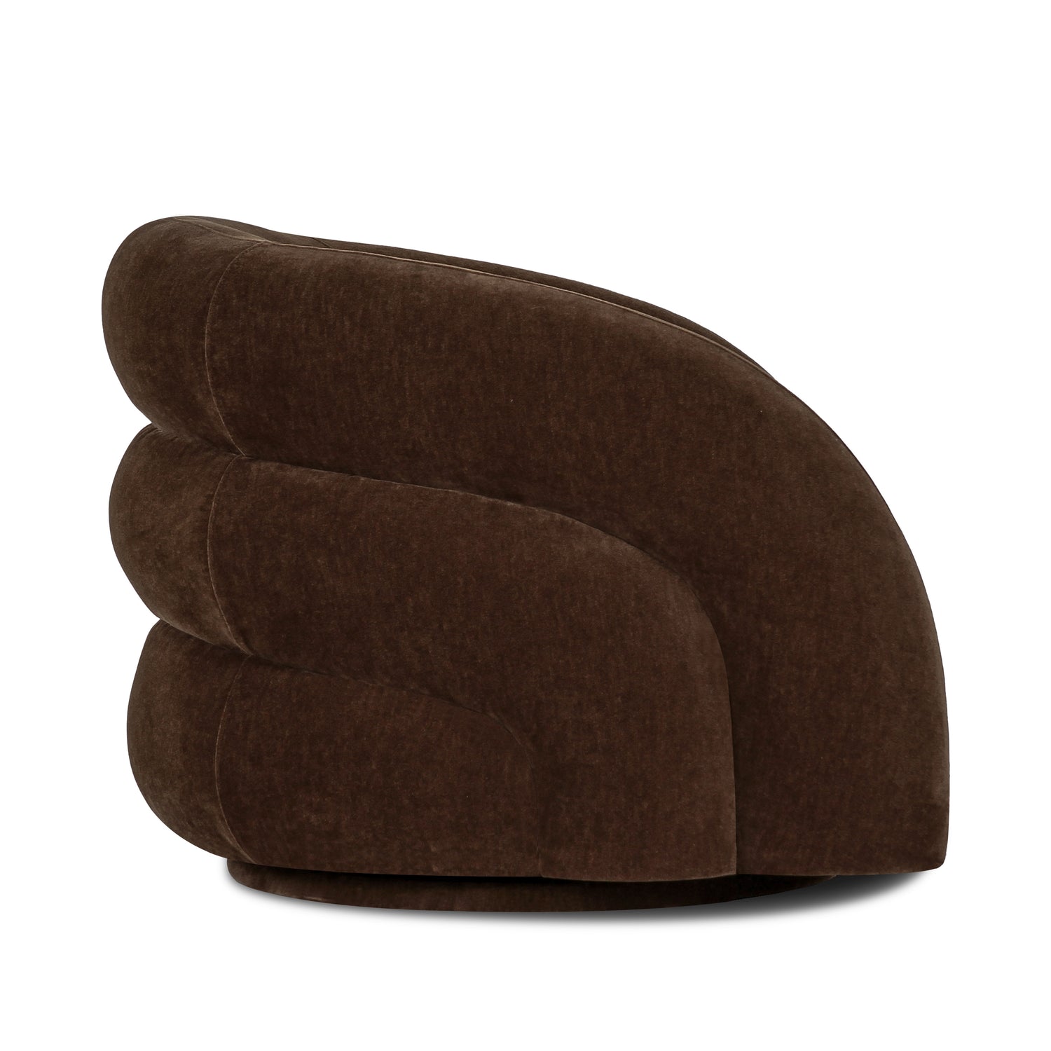Volos Swivel Chair | Dusken Brown 