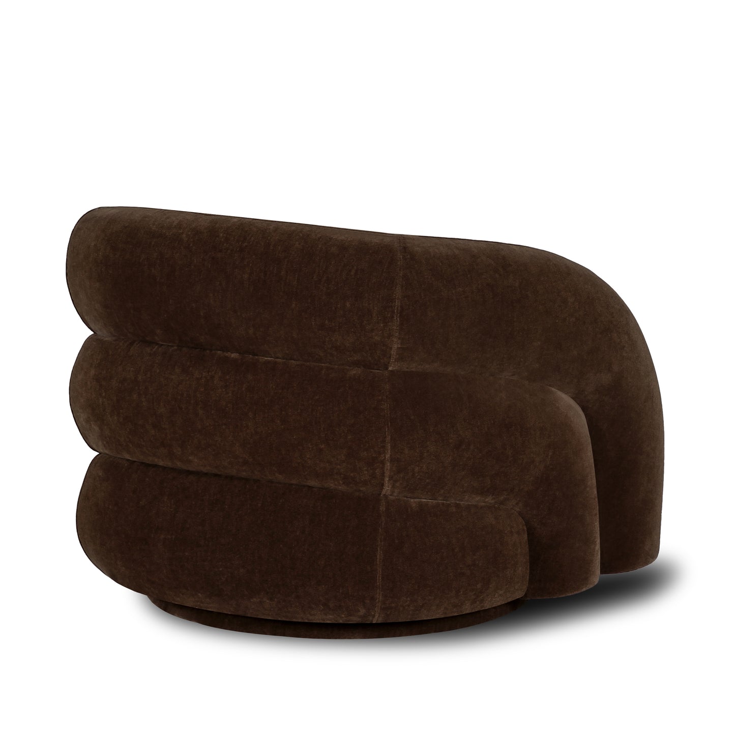 Volos Swivel Chair | Dusken Brown
