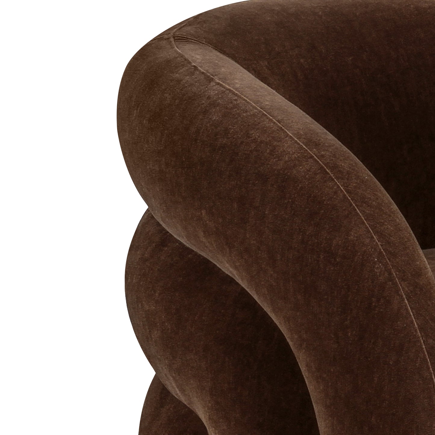 Volos Swivel Chair | Dusken Brown