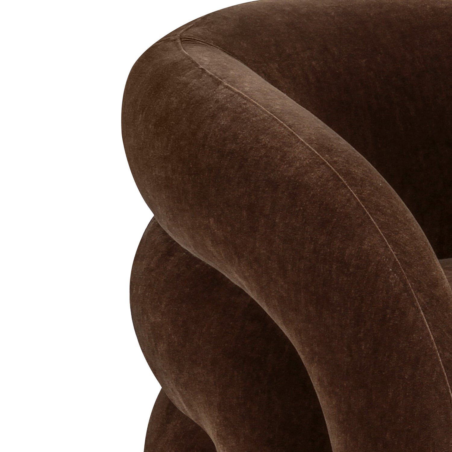 Volos Swivel Chair | Dusken Brown 