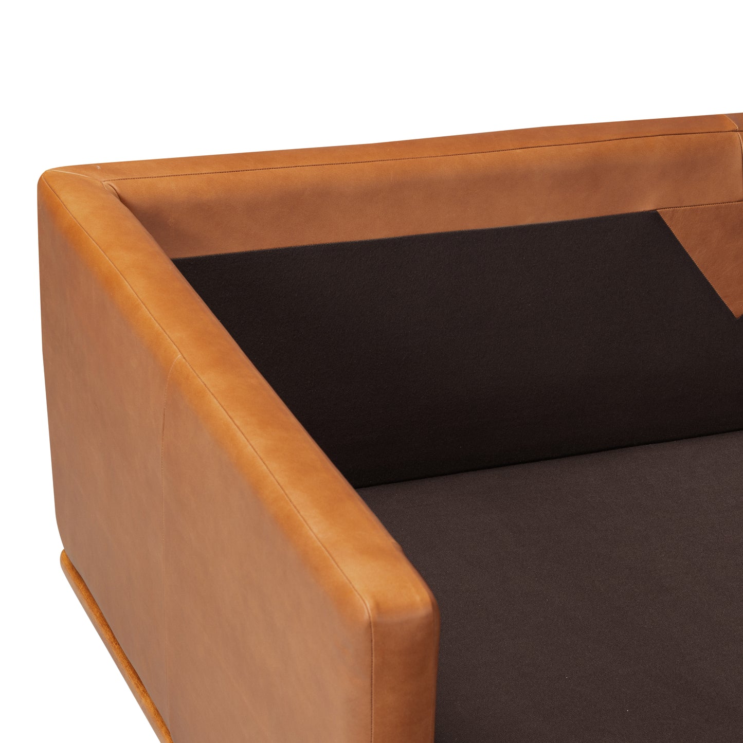 Cadiz 90" Leather Sofa | Saddle Tan