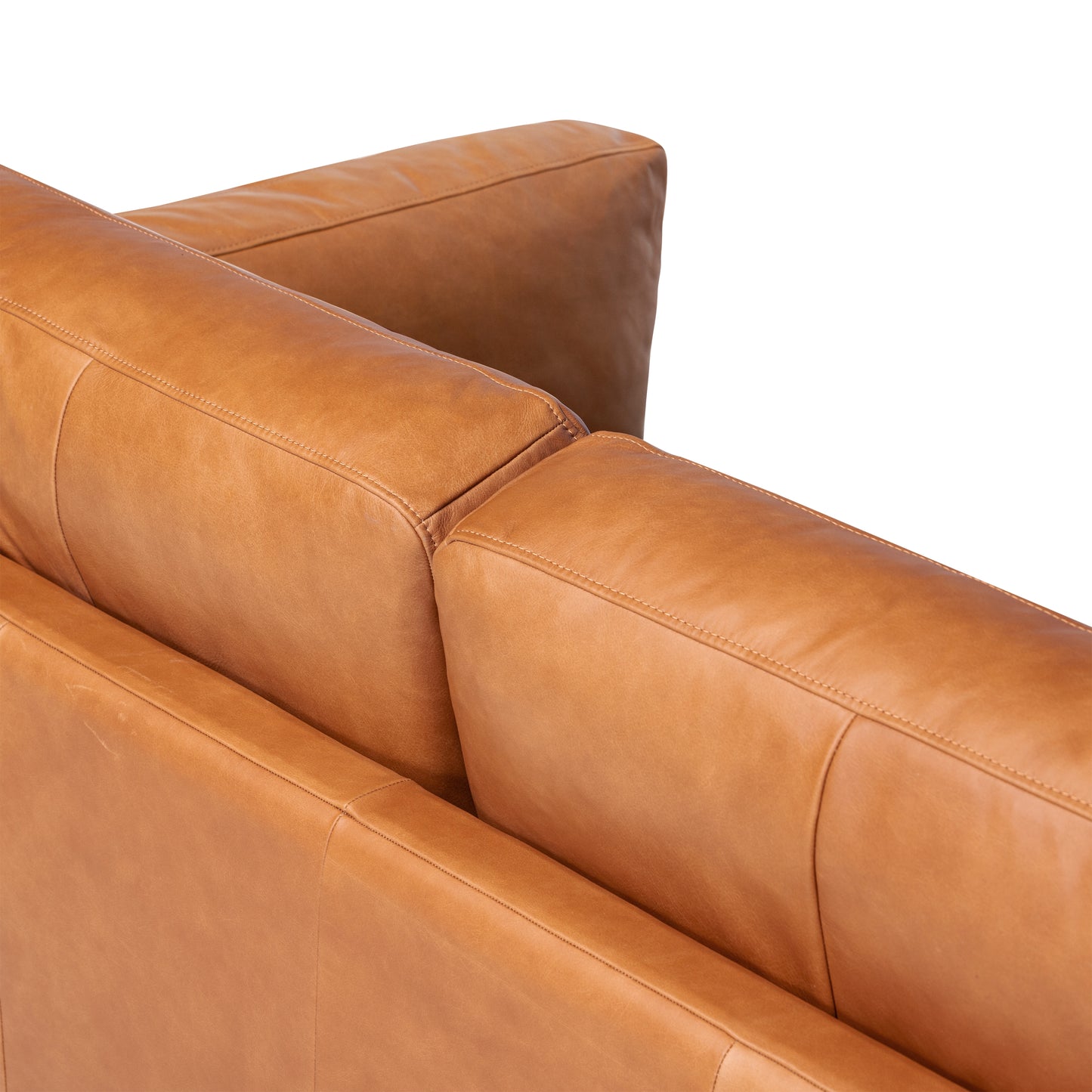 Cadiz 90" Leather Sofa | Saddle Tan