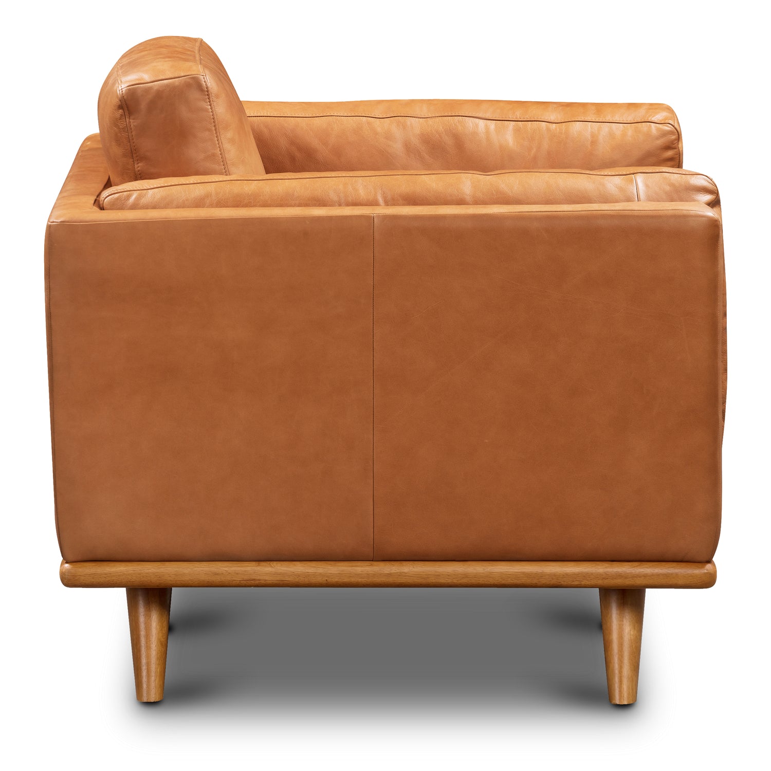 Cadiz Leather Lounge Chair | Saddle Tan 