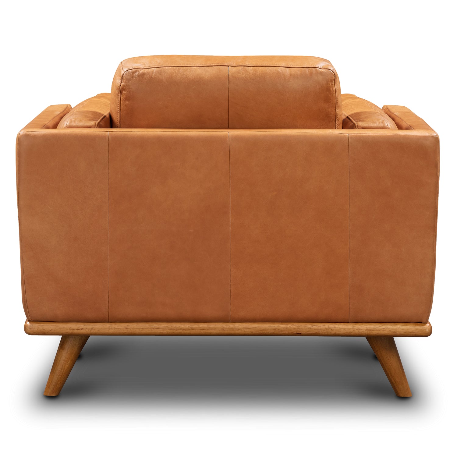 Cadiz Leather Lounge Chair | Saddle Tan 