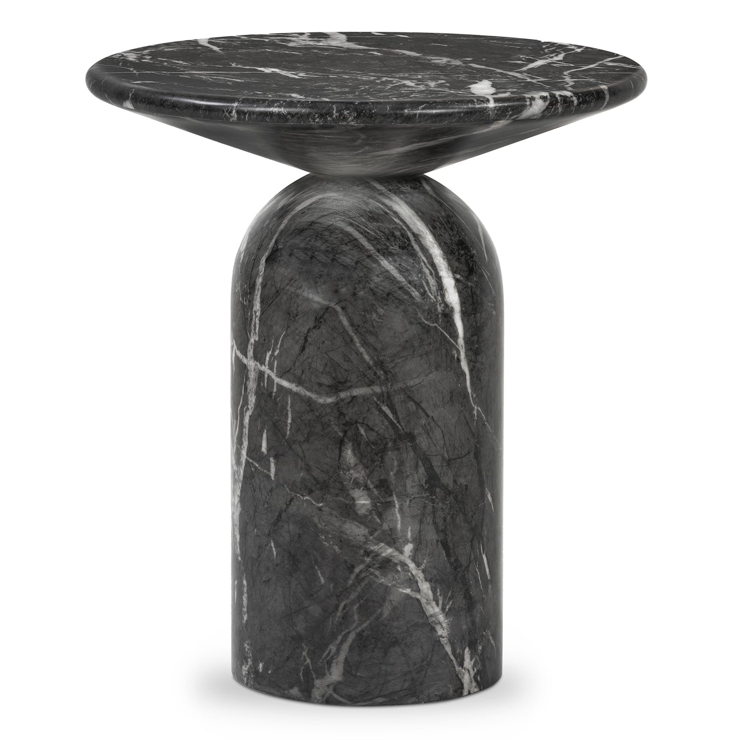 Wels End Table | Black Marble