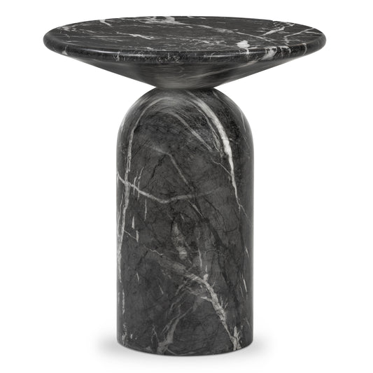 Wels End Table | Black Marble