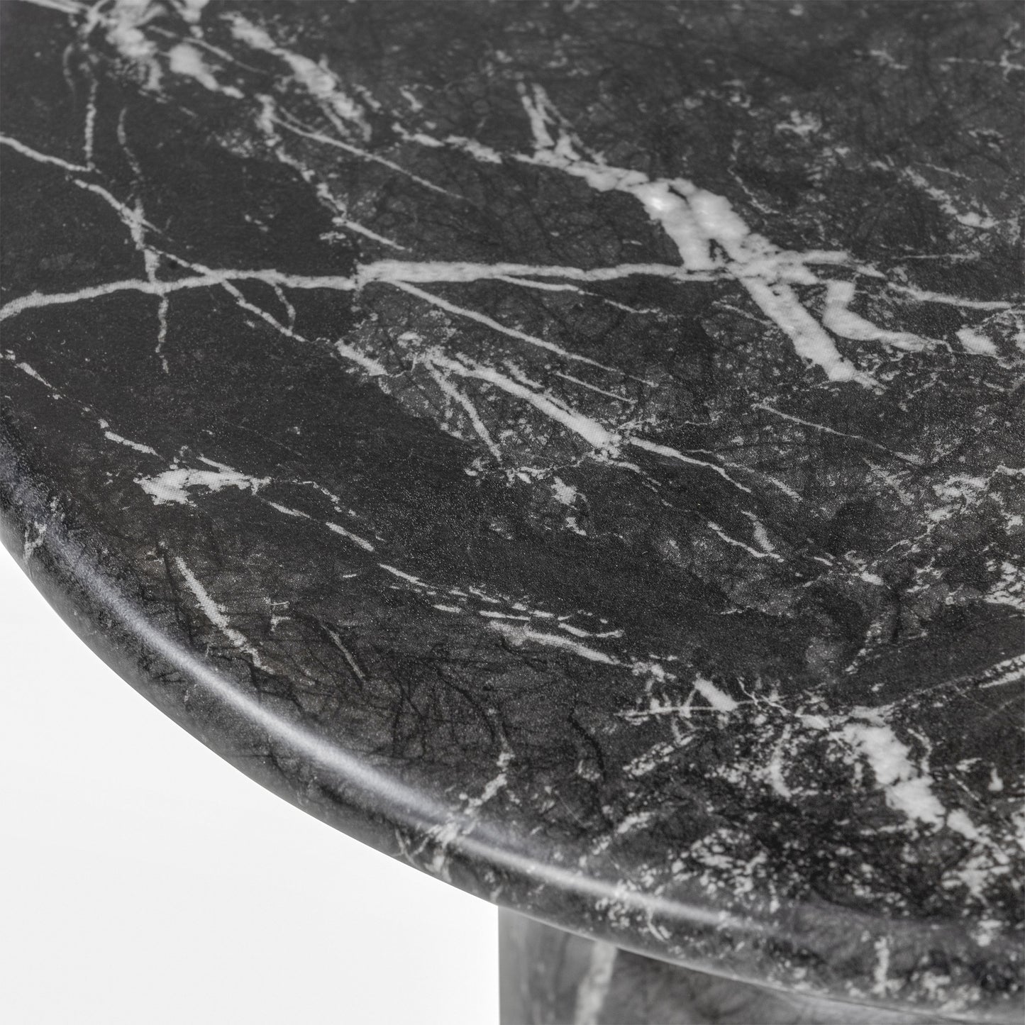 Wels End Table | Black Marble