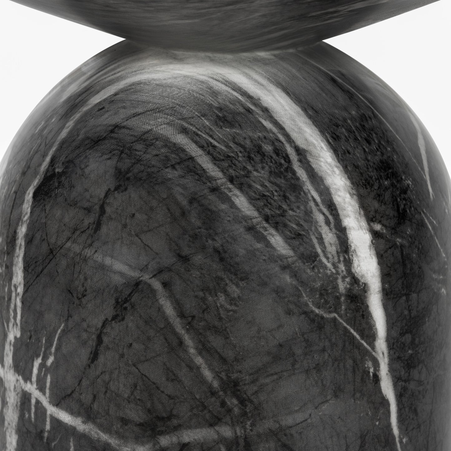 Wels End Table | Black Marble