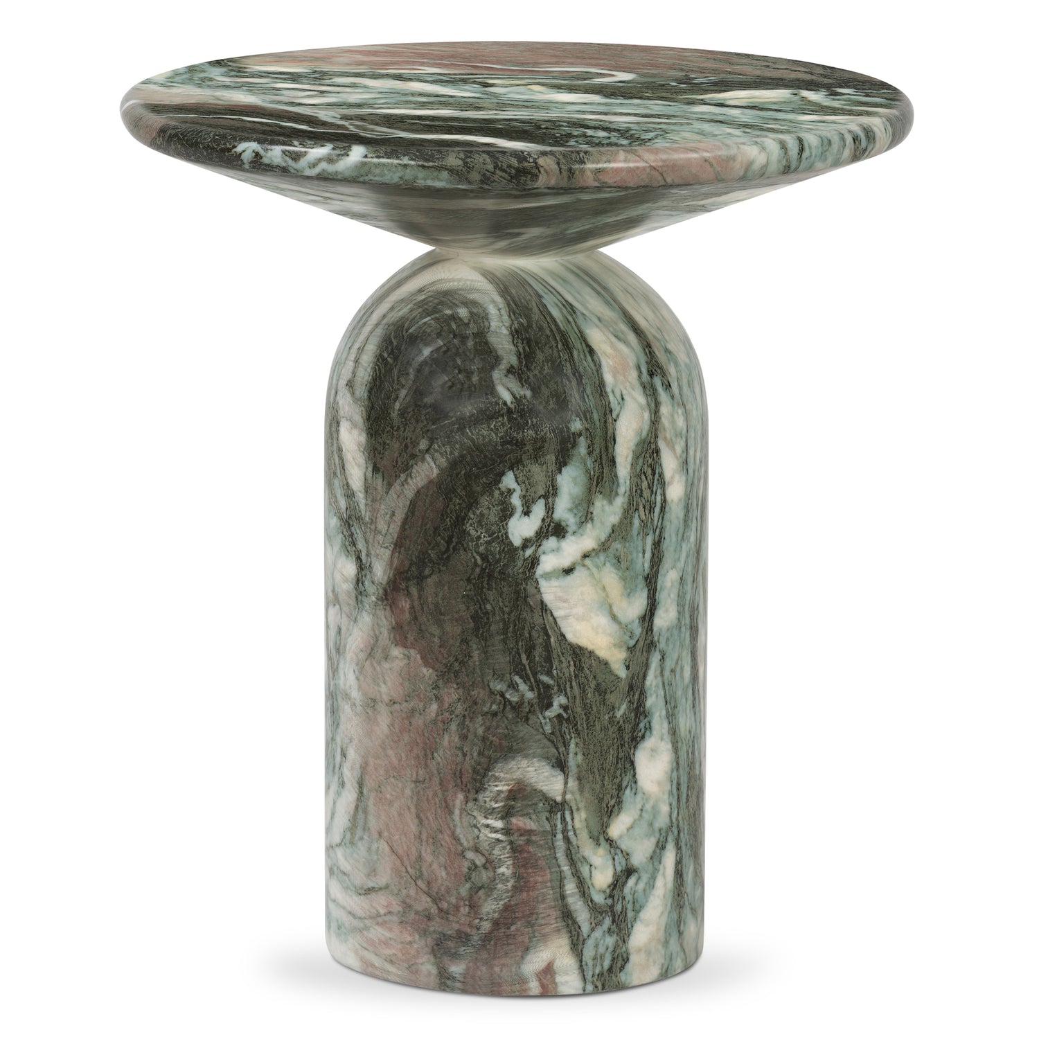 Wels End Table | Green Marble 