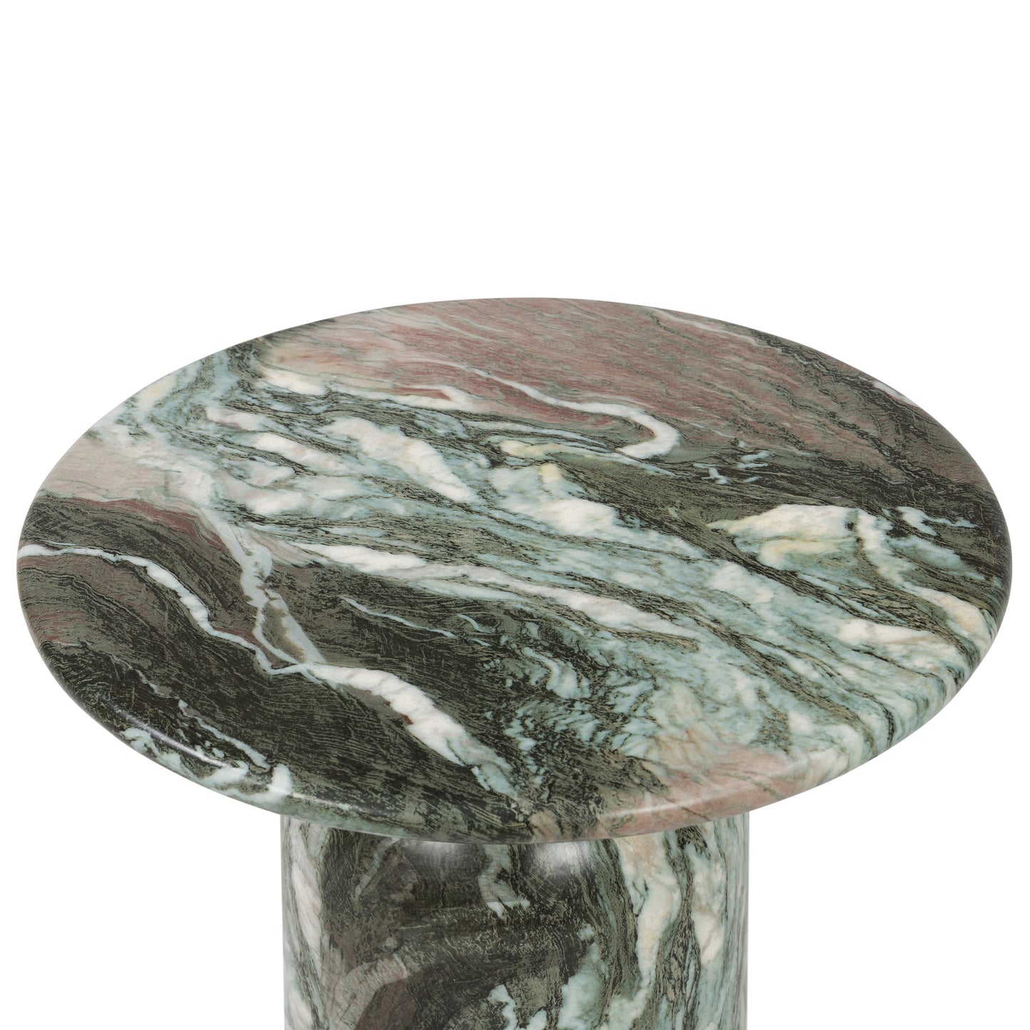 Wels End Table | Green Marble