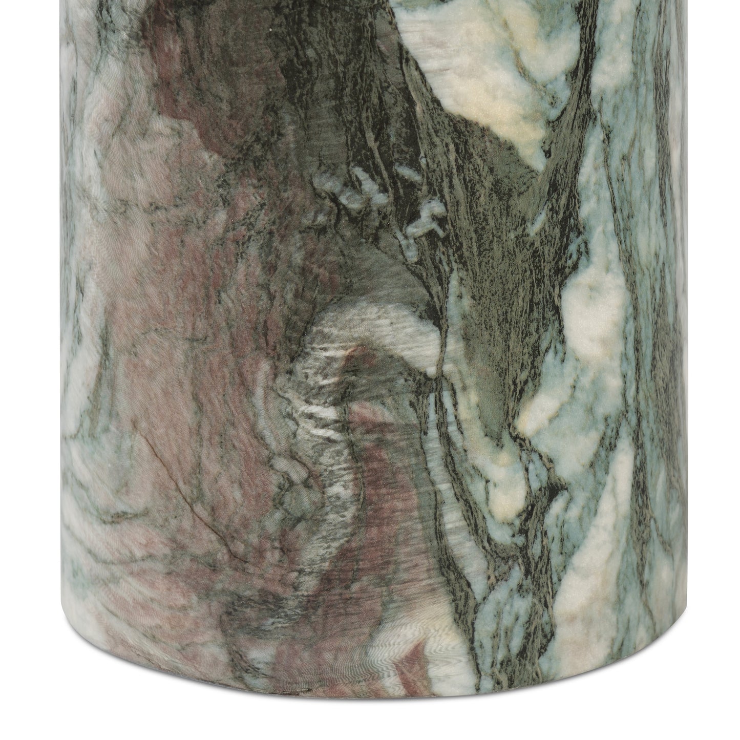 Wels End Table | Green Marble