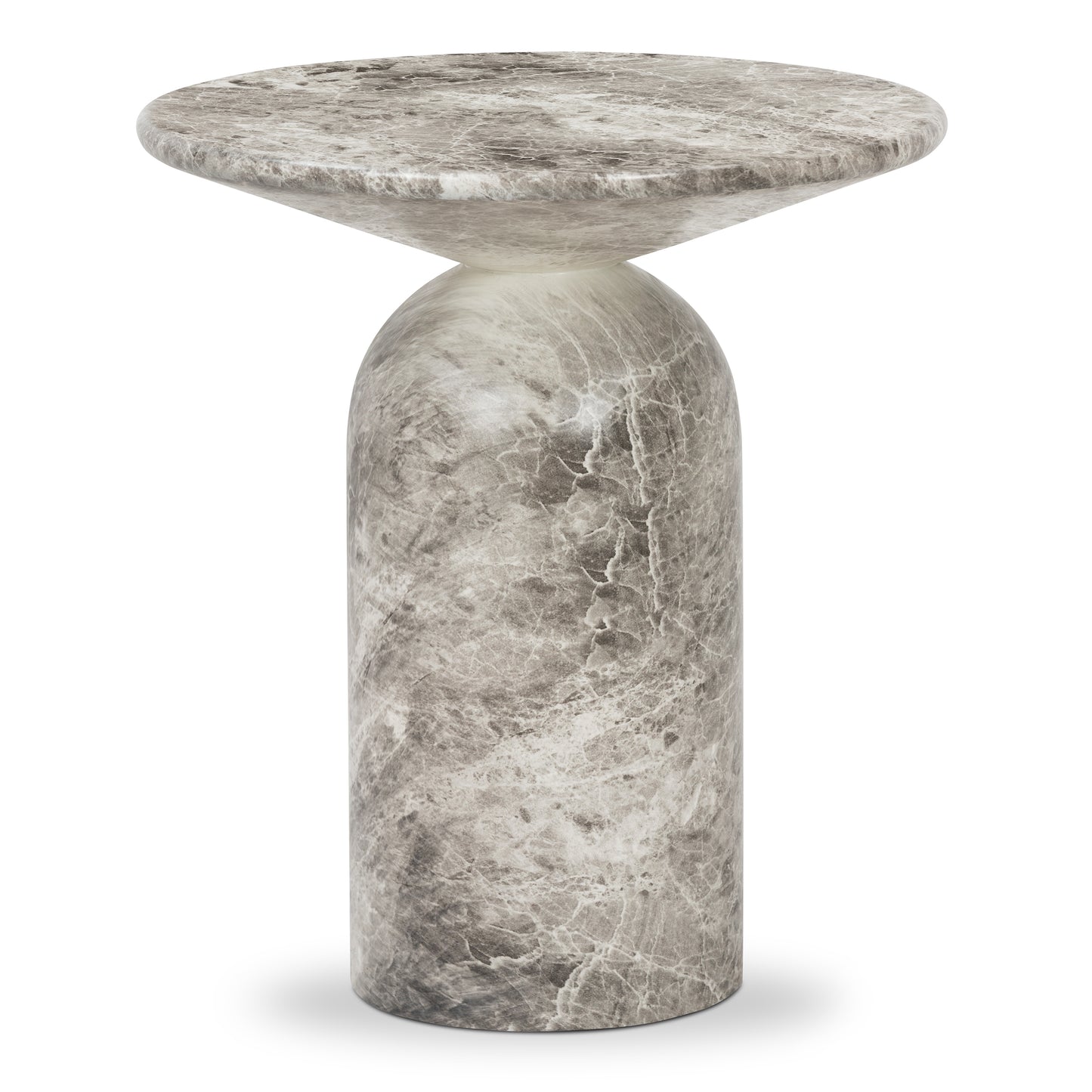 Wels End Table | Grey Marble