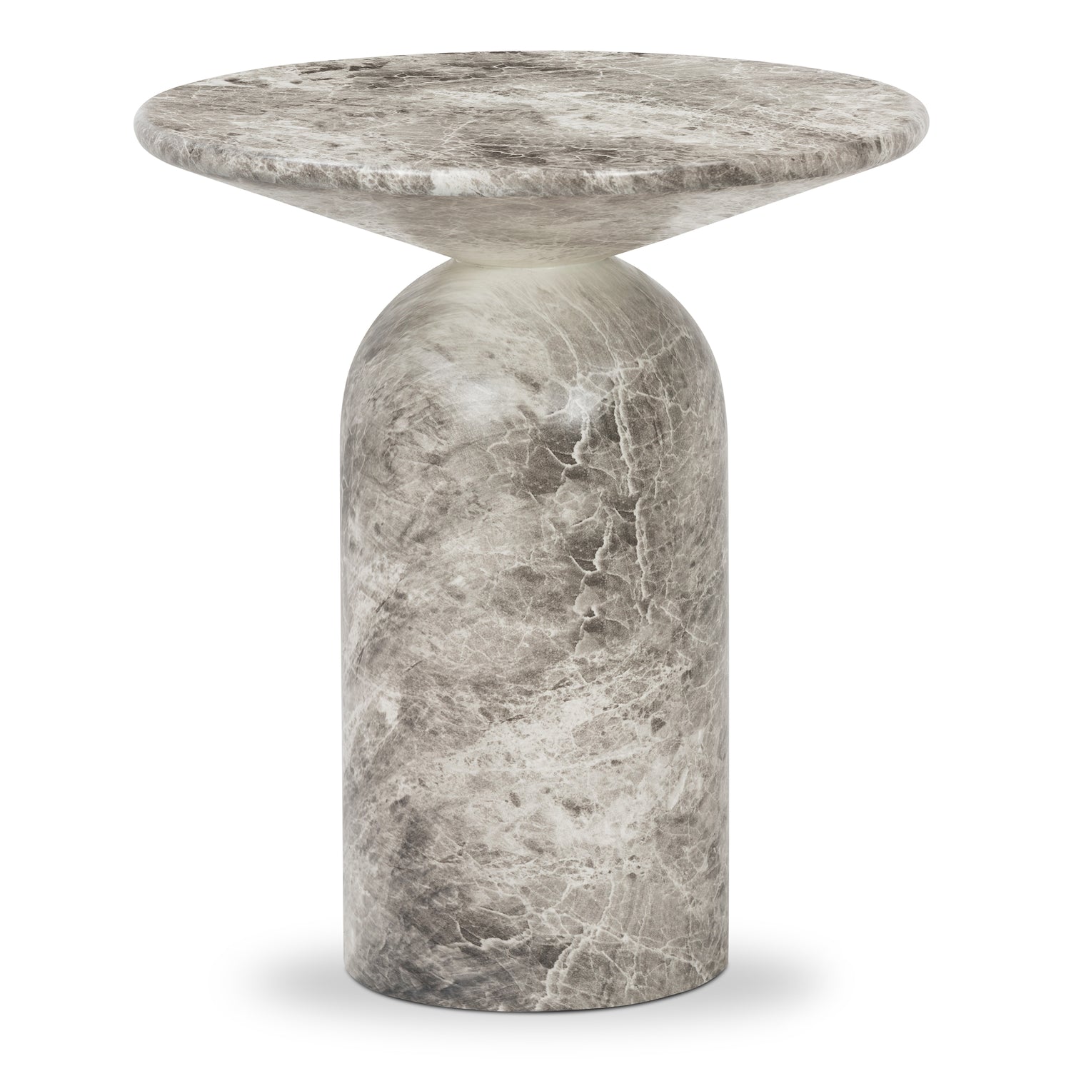 Wels End Table | Grey Marble 