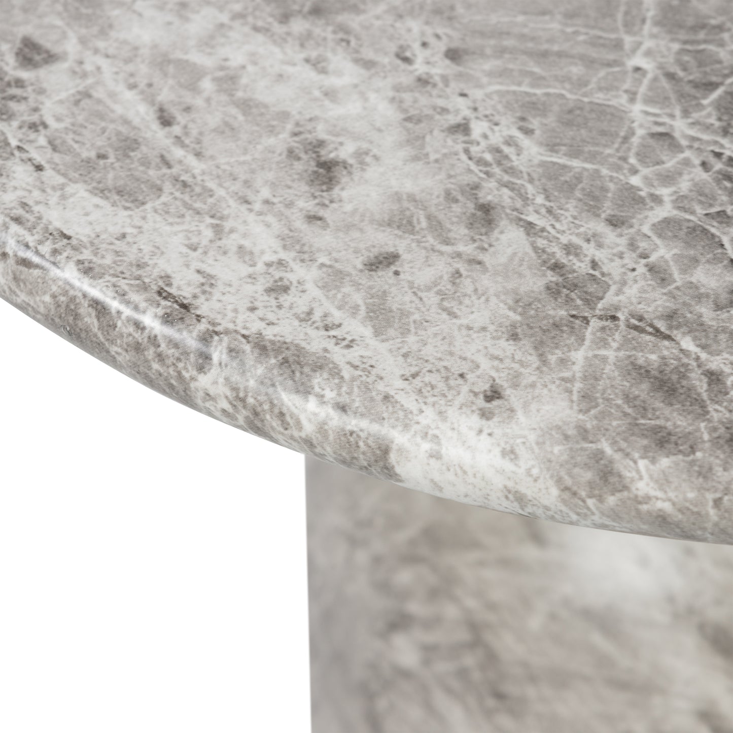 Wels End Table | Grey Marble