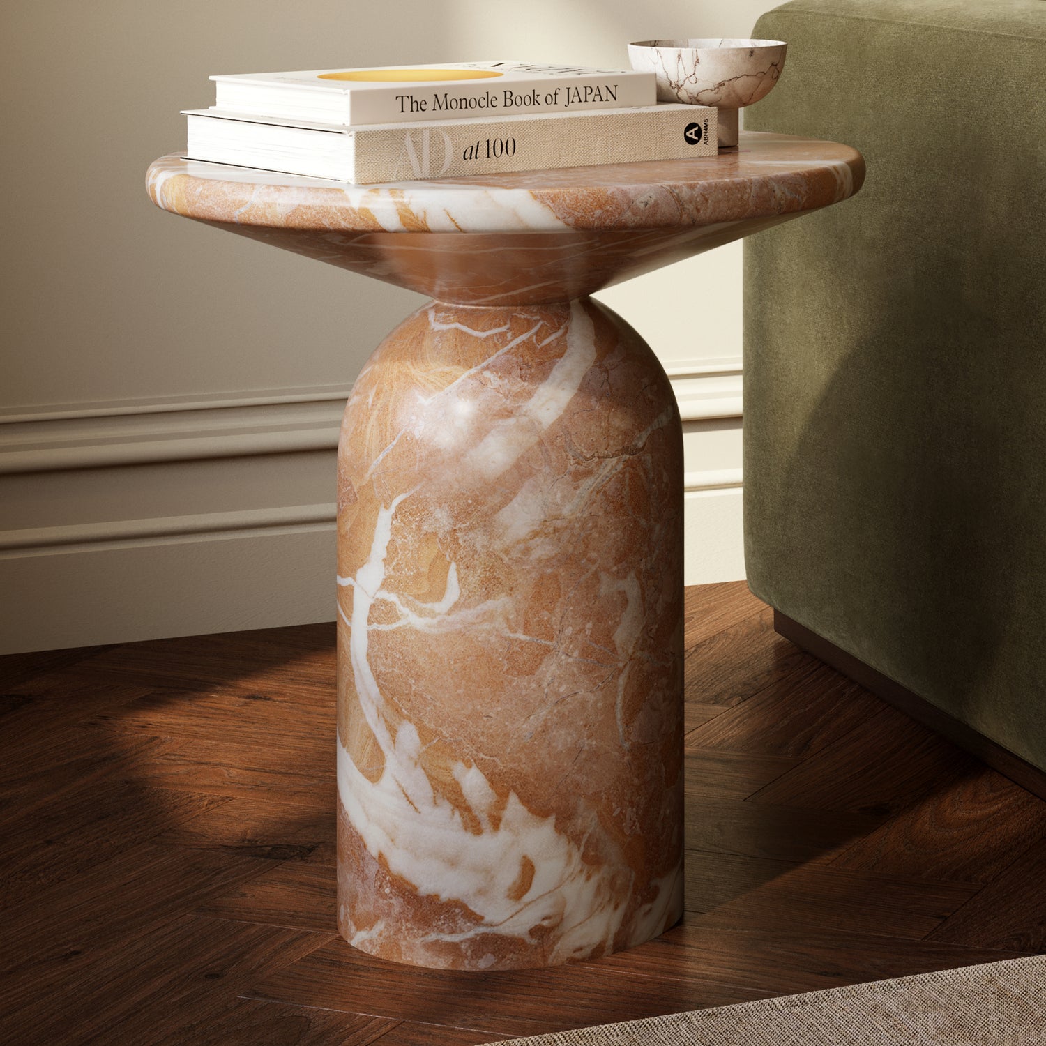 Wels End Table | Jasper Red lifestyle_image