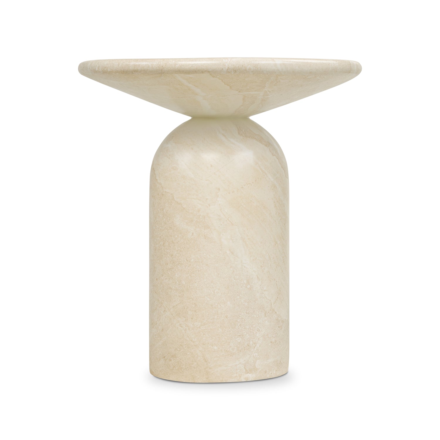 Wels End Table | Sandstone White 