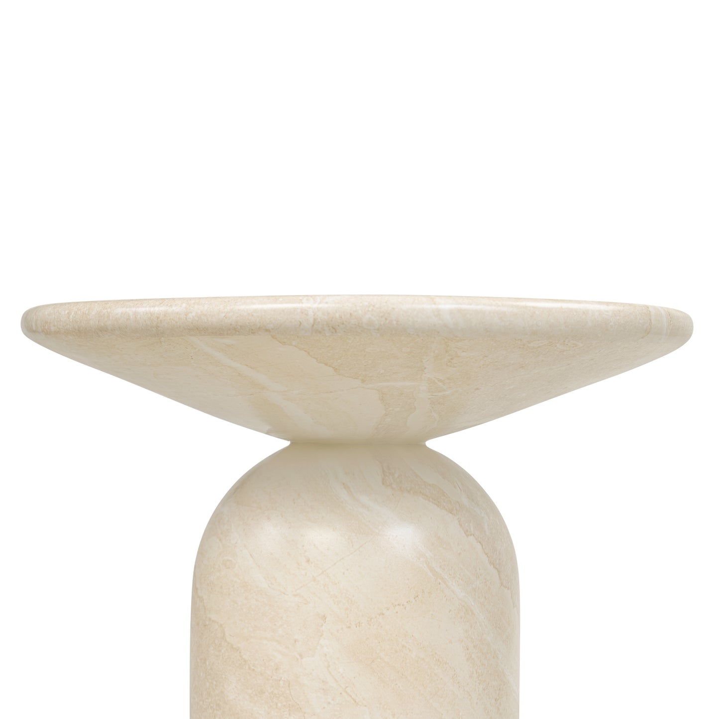 Wels End Table | Sandstone White