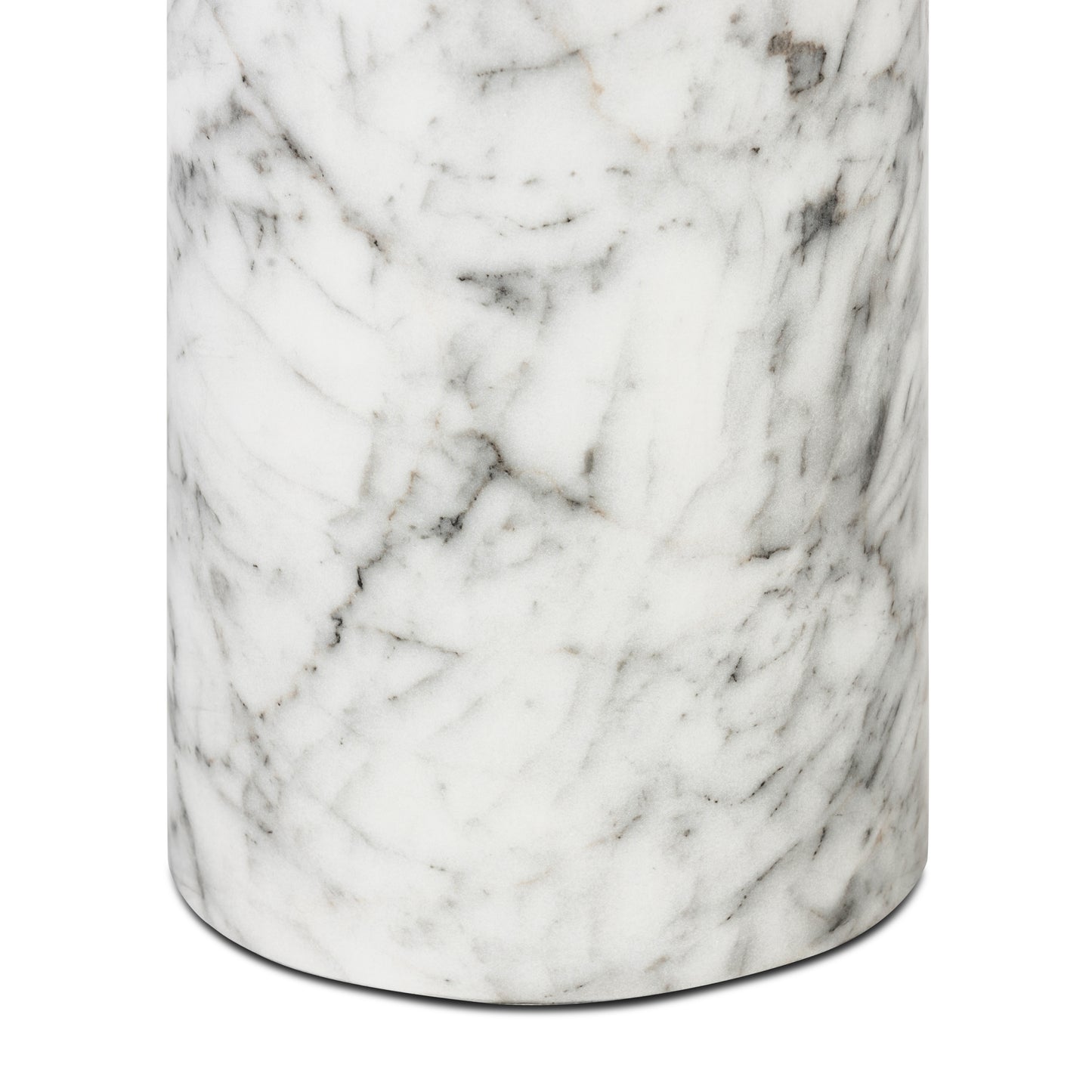 Wels End Table | White Marble