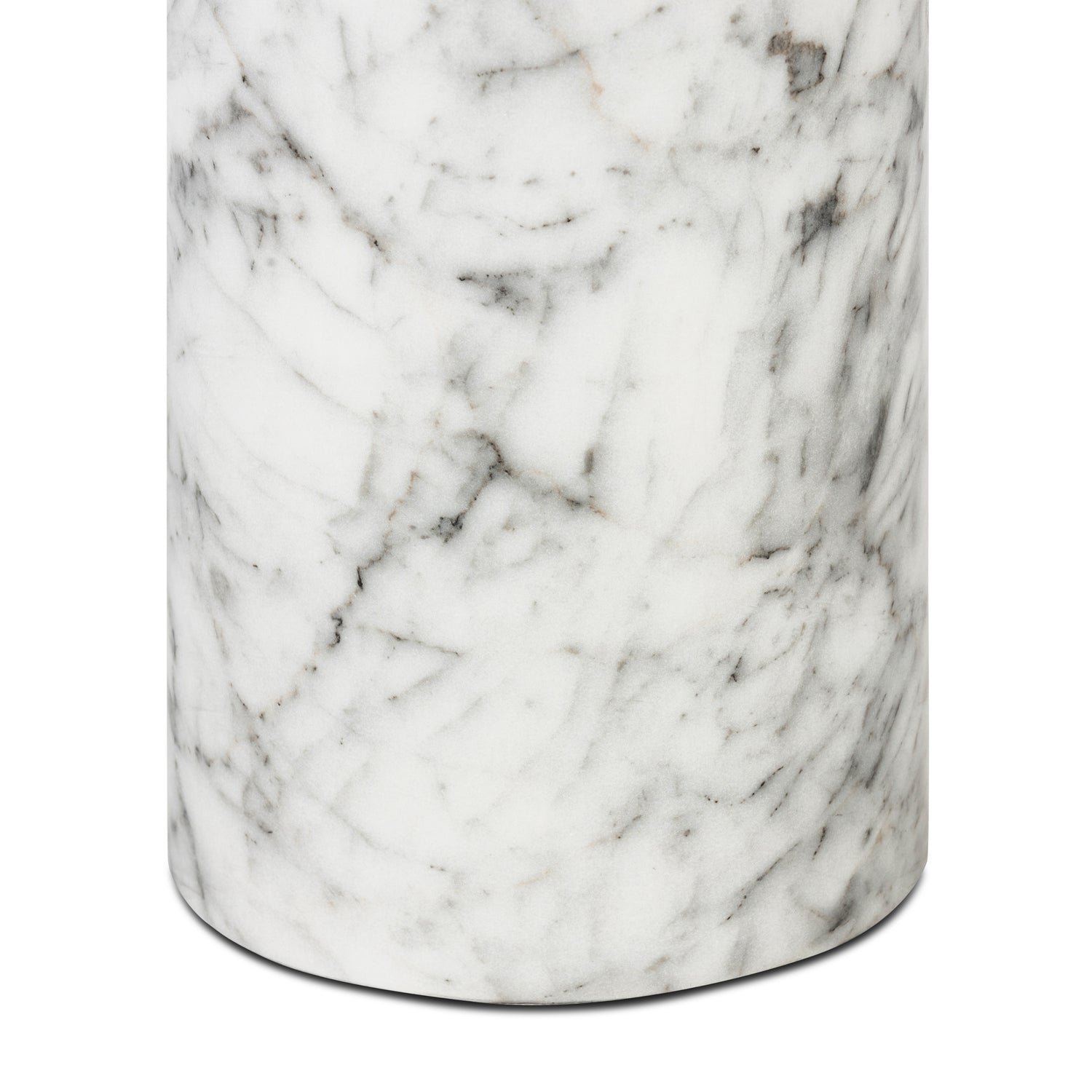 Wels End Table | White Marble 