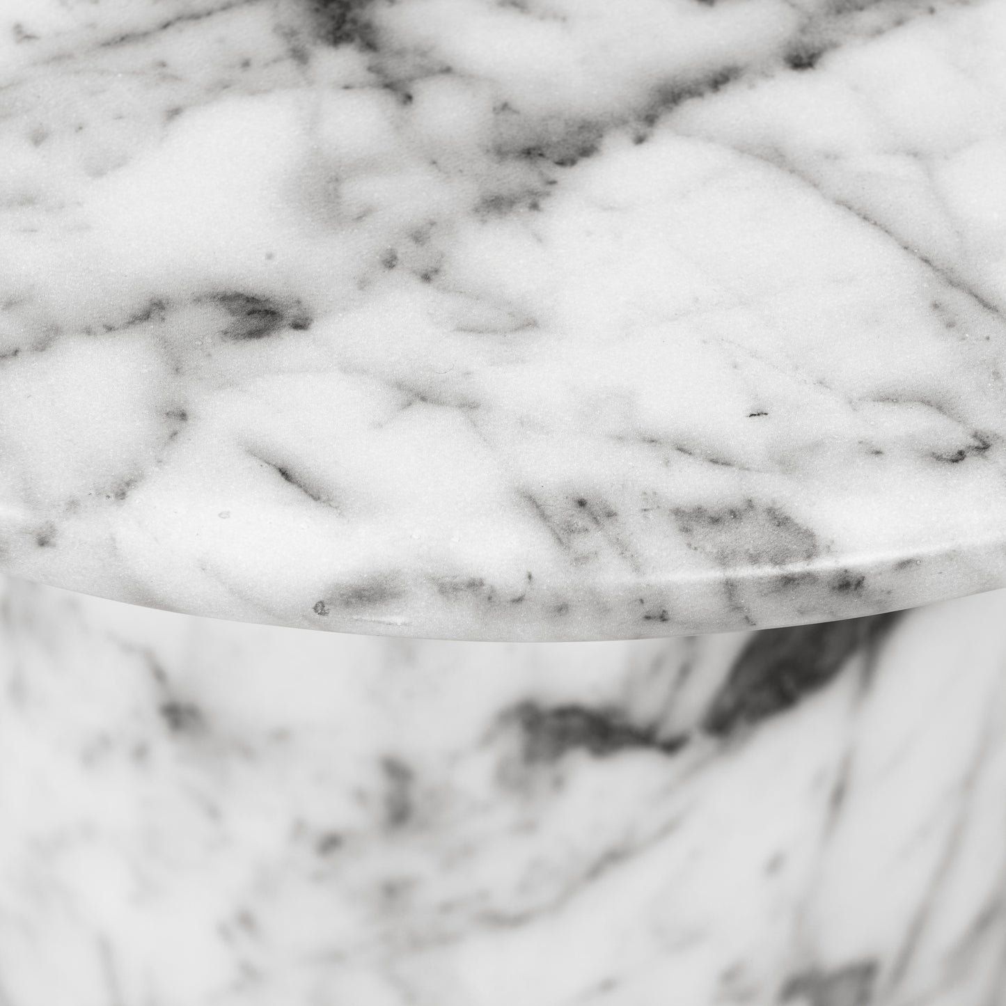 Wels End Table | White Marble