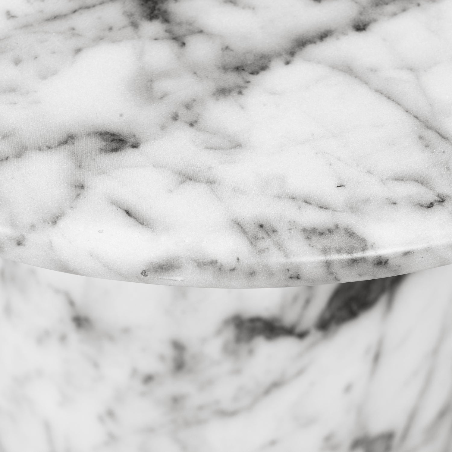 Wels End Table | White Marble 
