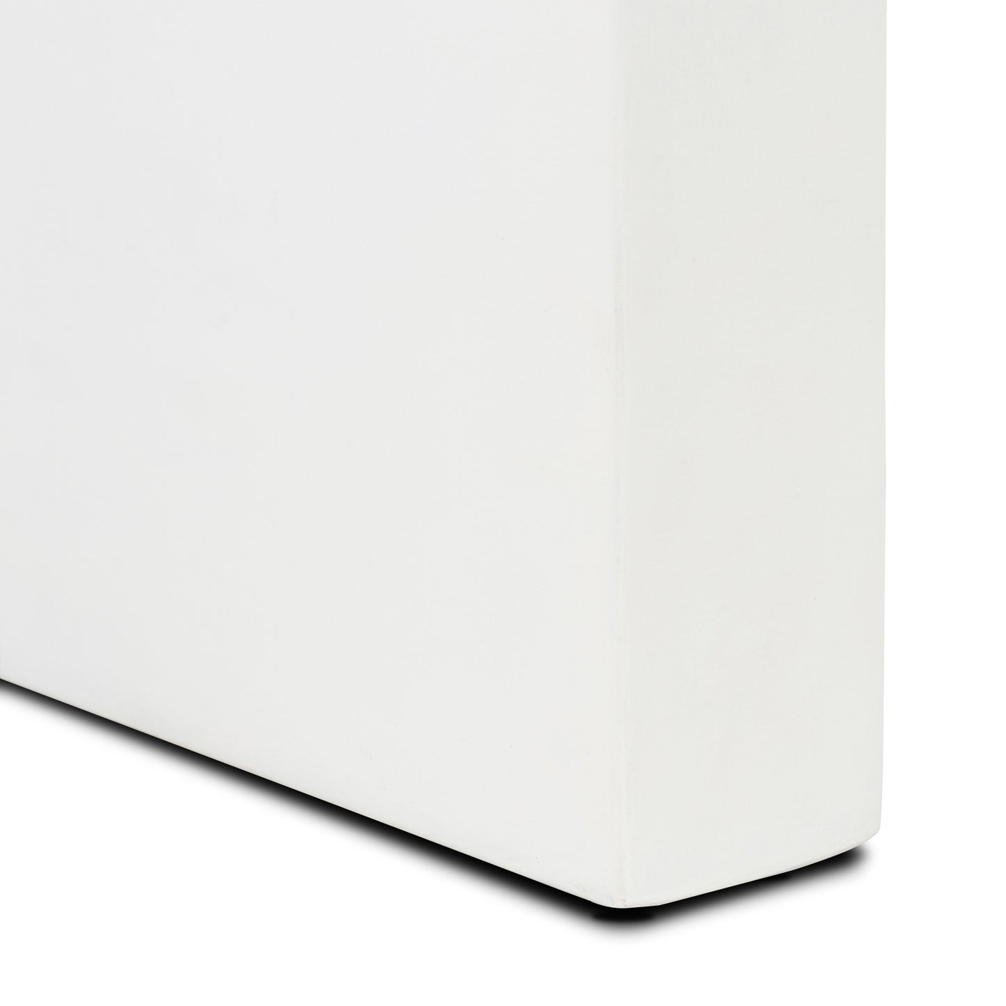 Naples Horseshoe Side Table | Ivory Concrete