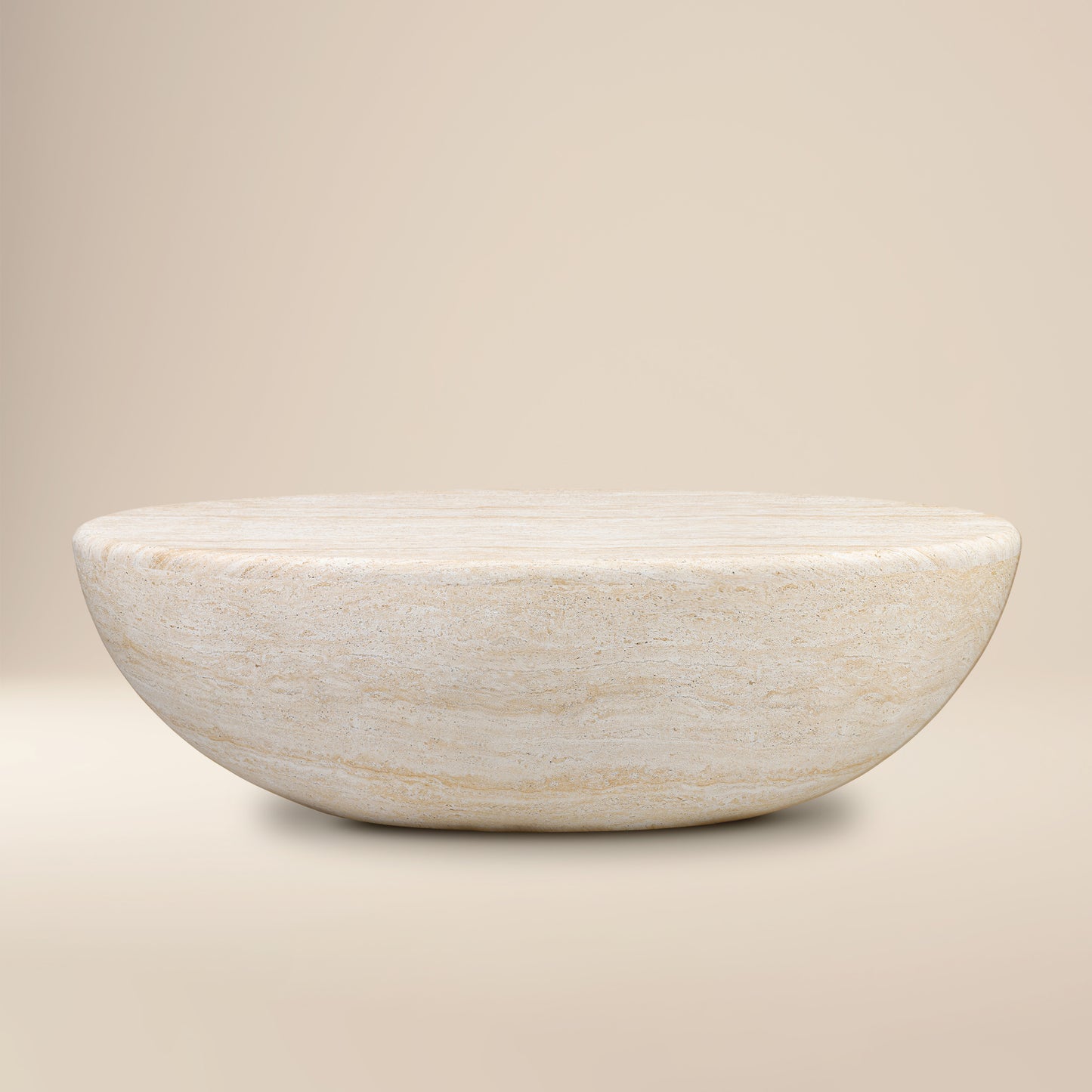 Trevi Oval Coffee Table | Travertine