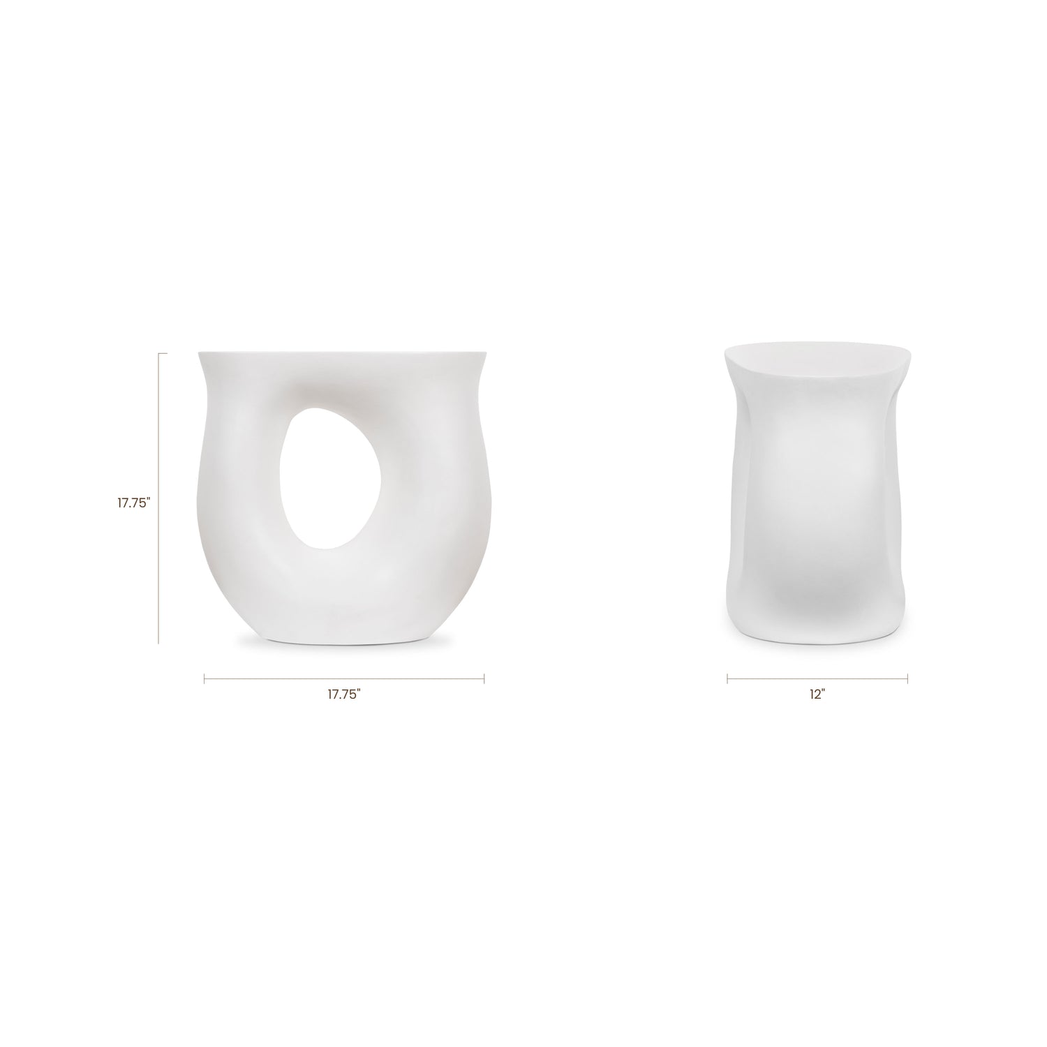 Minori Side Table | White 