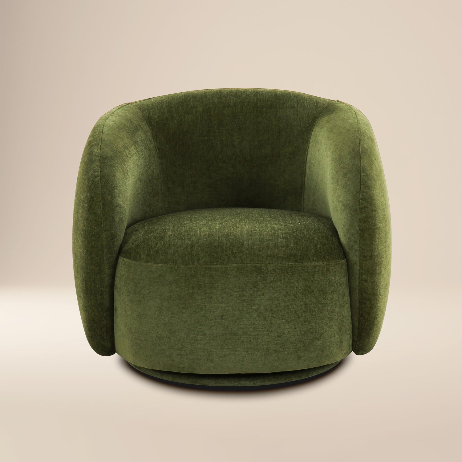 Poole Swivel Lounge Chair | Distressed Green 