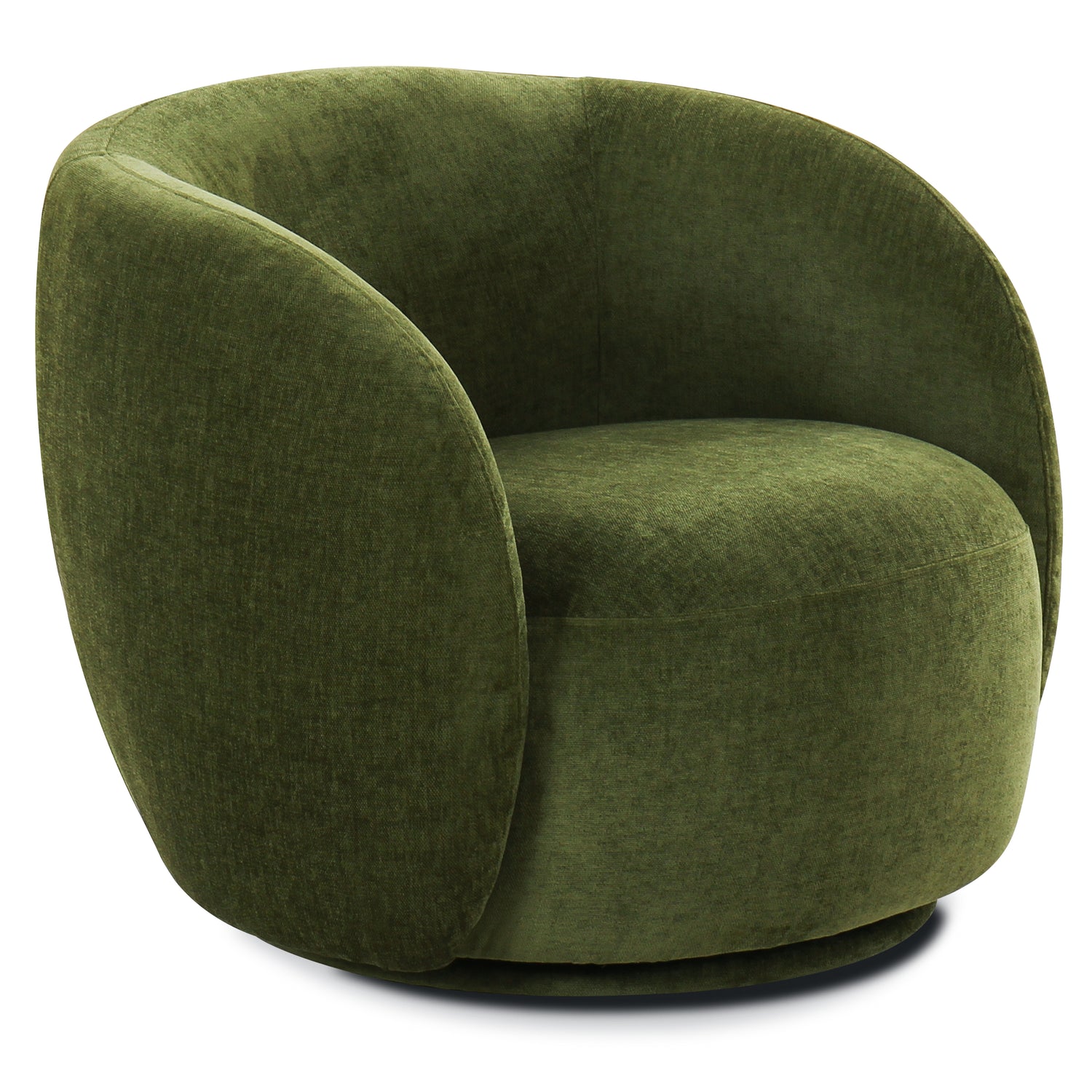 Poole Swivel Lounge Chair | Distressed Green 