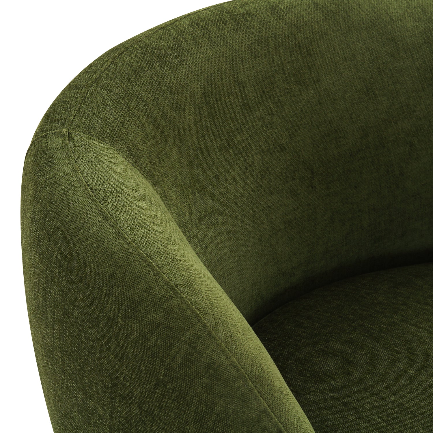 Poole Swivel Lounge Chair | Distressed Green 