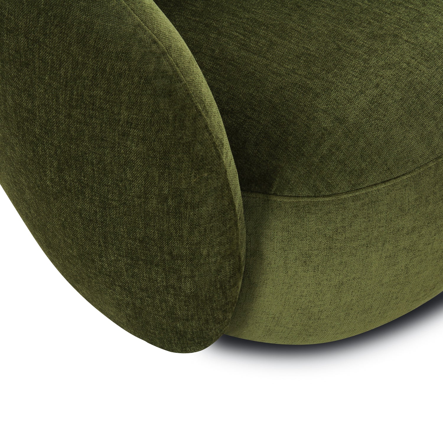 Poole Swivel Lounge Chair | Distressed Green 
