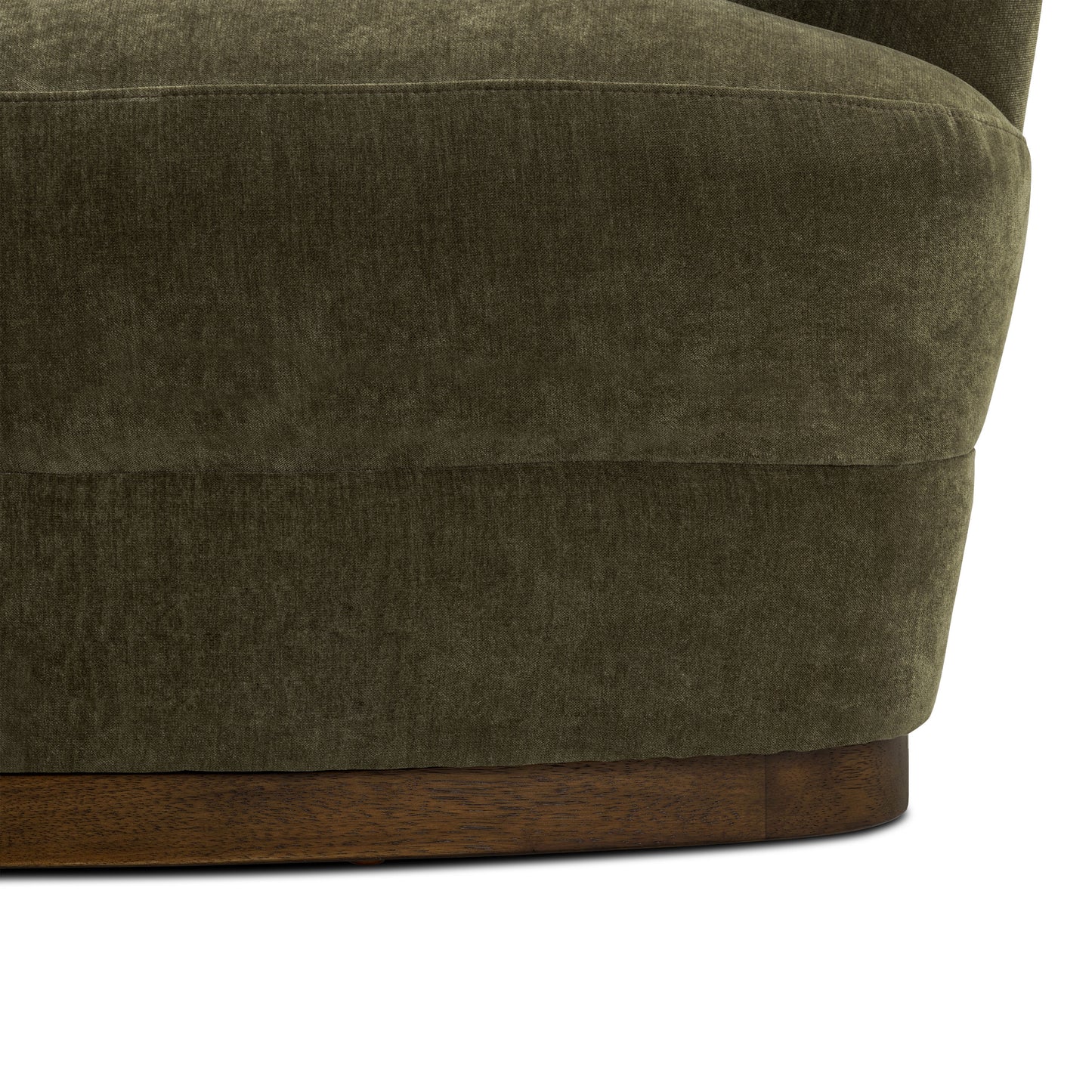 Arles 126" Left-Facing Bumper Chaise Sectional | Lume Green