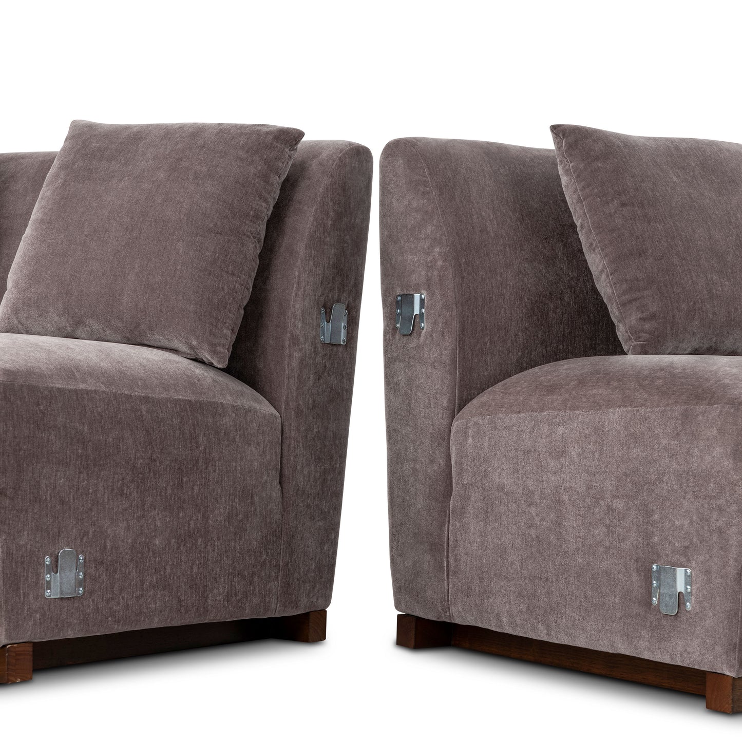 Arles 126" Left-Facing Bumper Chaise Sectional | Willow Brown