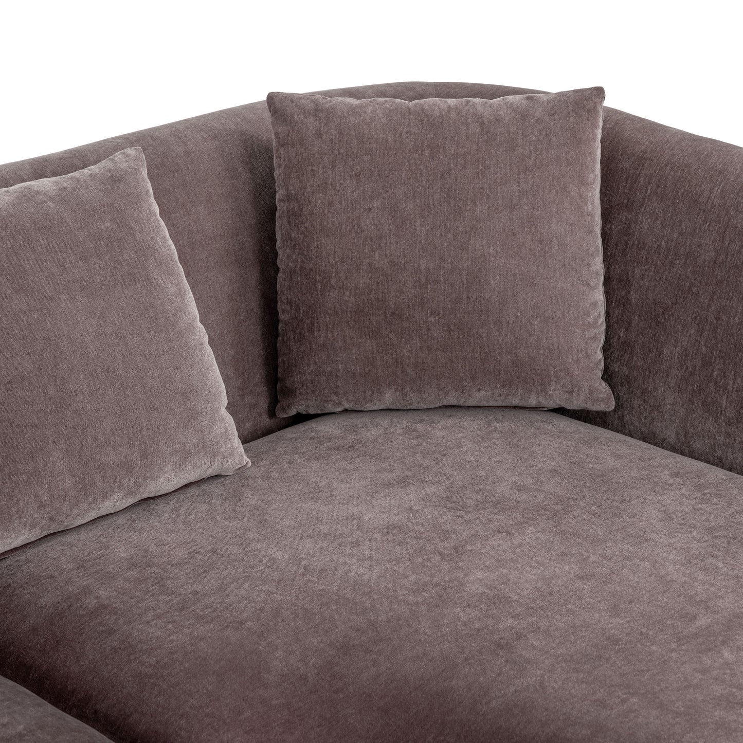 Arles 126" Right-Facing Bumper Chaise Sectional | Willow Brown