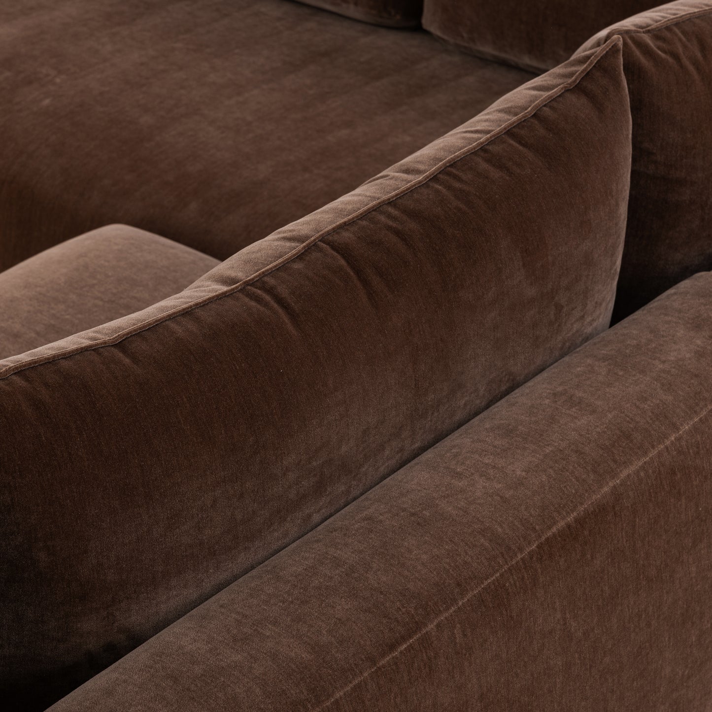 Marcel Left-Facing Corner Sectional | Bronzer Brown